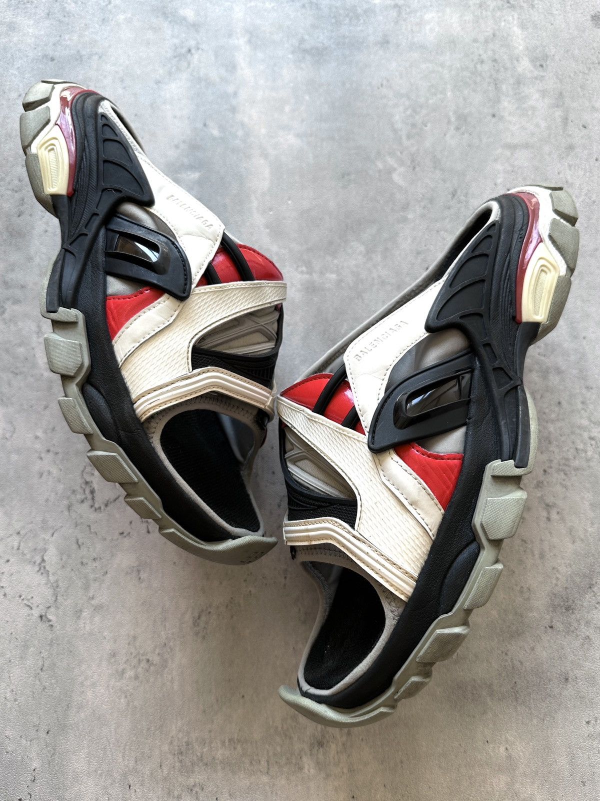 Balenciaga TRACK SLIDE SANDALS Size US 10 / EU 43 - 5 Thumbnail