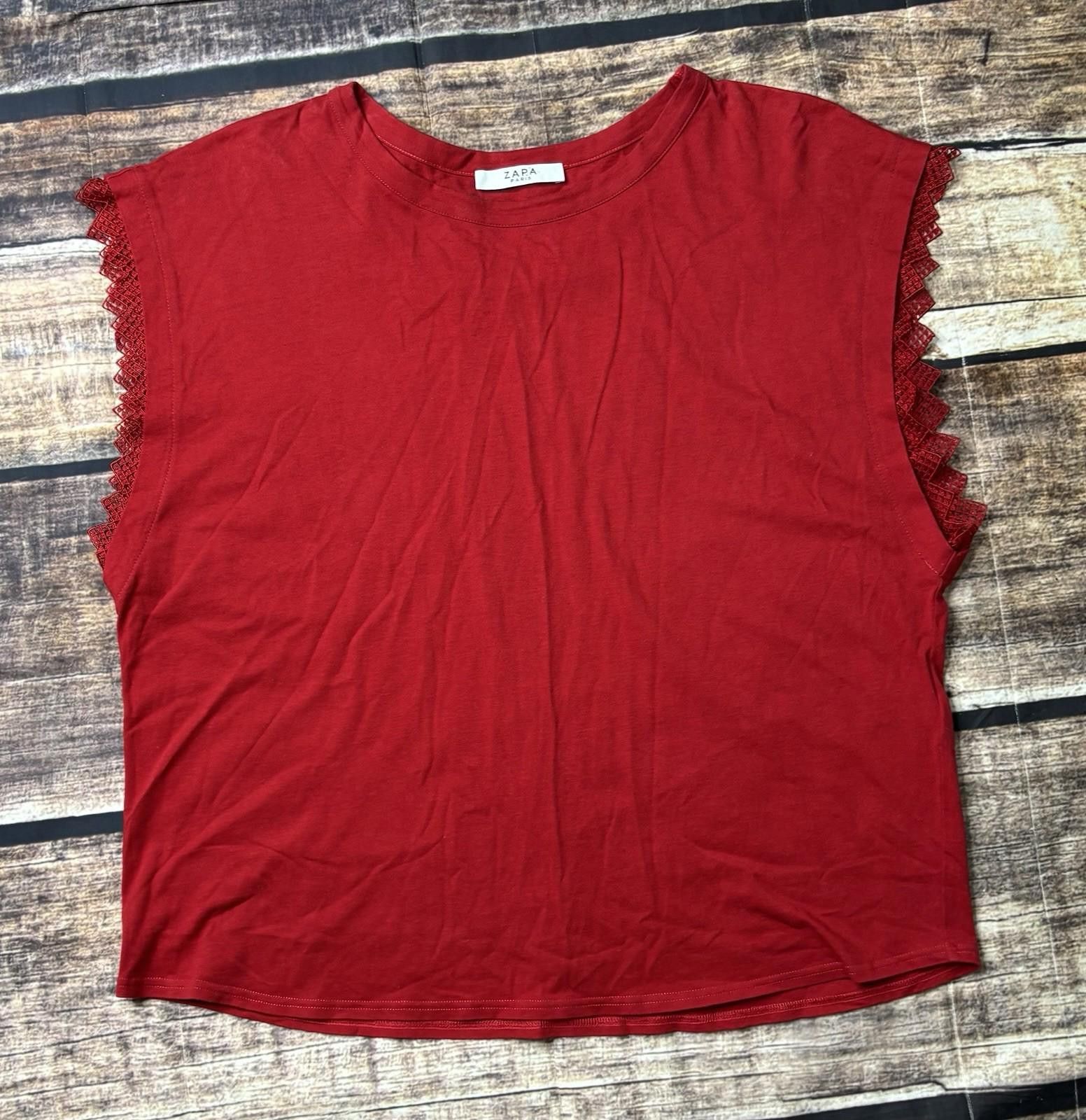 ZAPA Zapa Paris Top Womens Size 3 Large Sleeveless Italy Braid Size L / US 10 / IT 46 - 1 Thumbnail