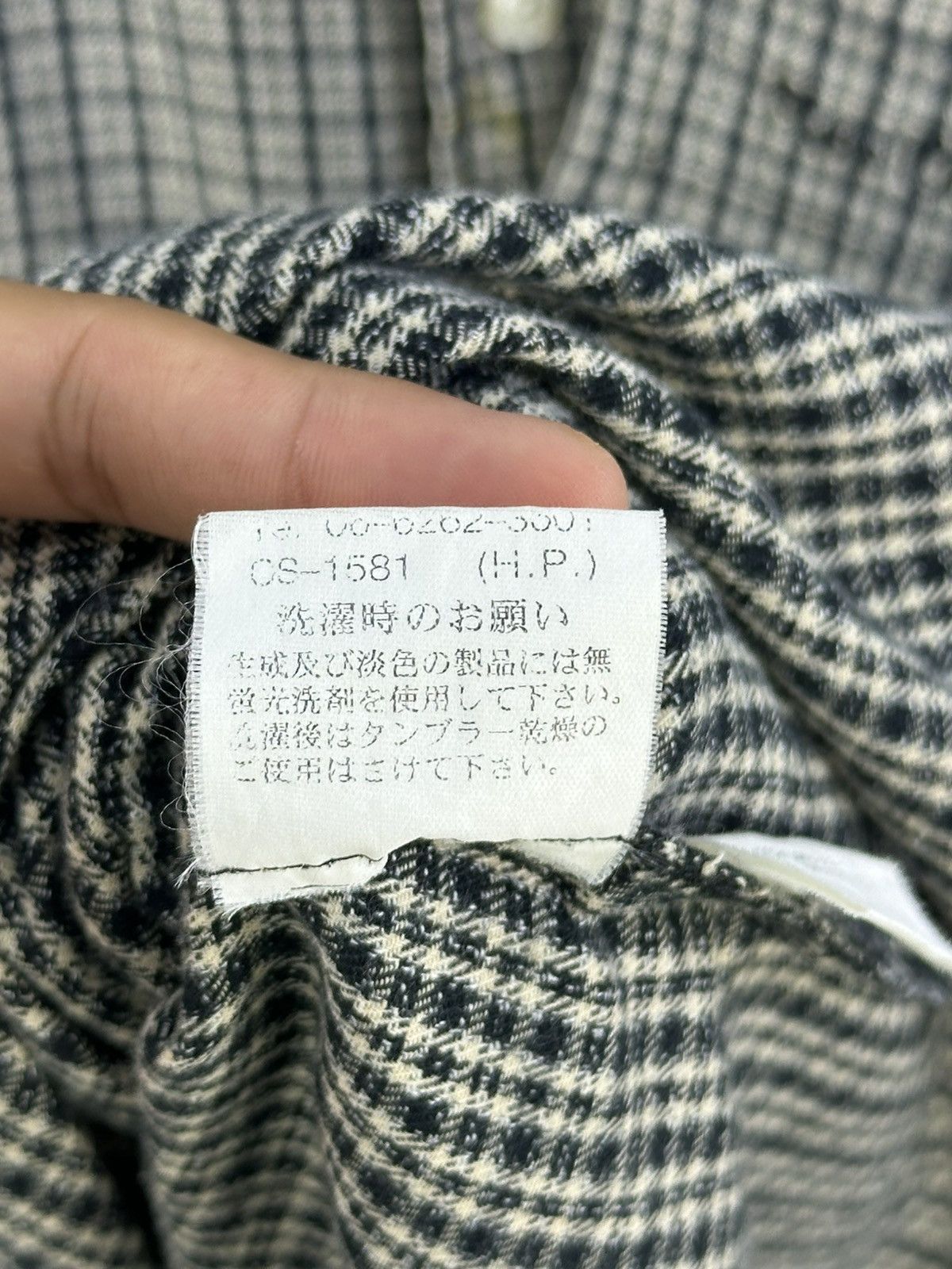 Pierre Cardin Pierre Cardin Mini Plaid Check Flannel Shirt Size US L / EU 52-54 / 3 - 16 Thumbnail