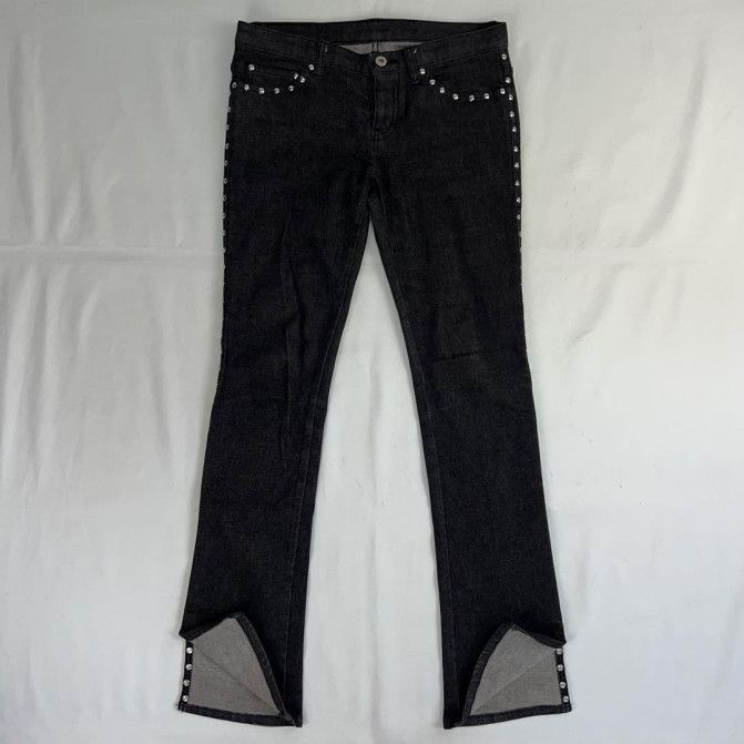 Hysteric Glamour Hysterics STUDS FLARE DENIM Size US 29 - 1 Thumbnail