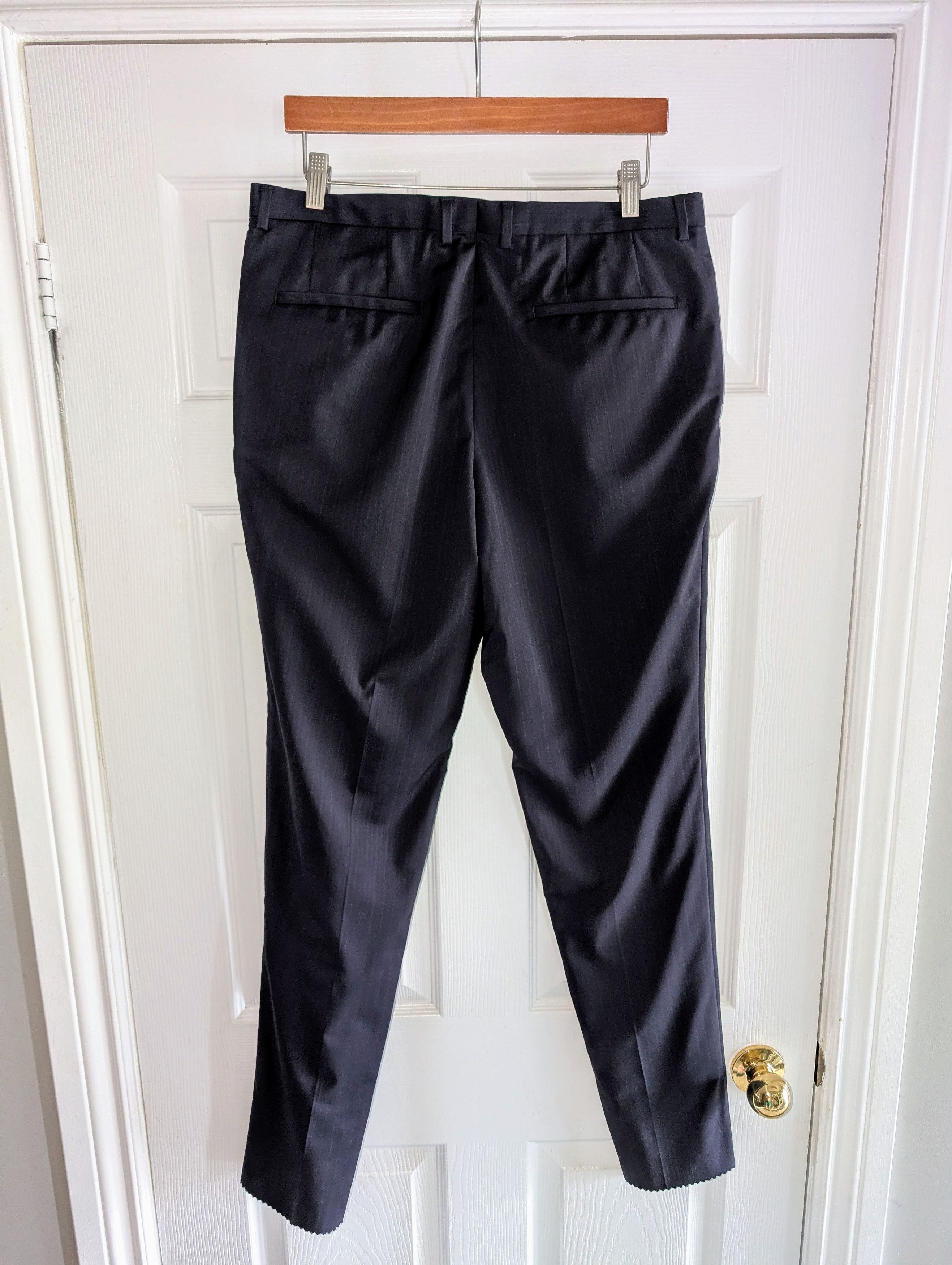 Hugo Boss HUGO BOSS PINSTRIPE TROUSER PANTS Size 40R - 2 Thumbnail