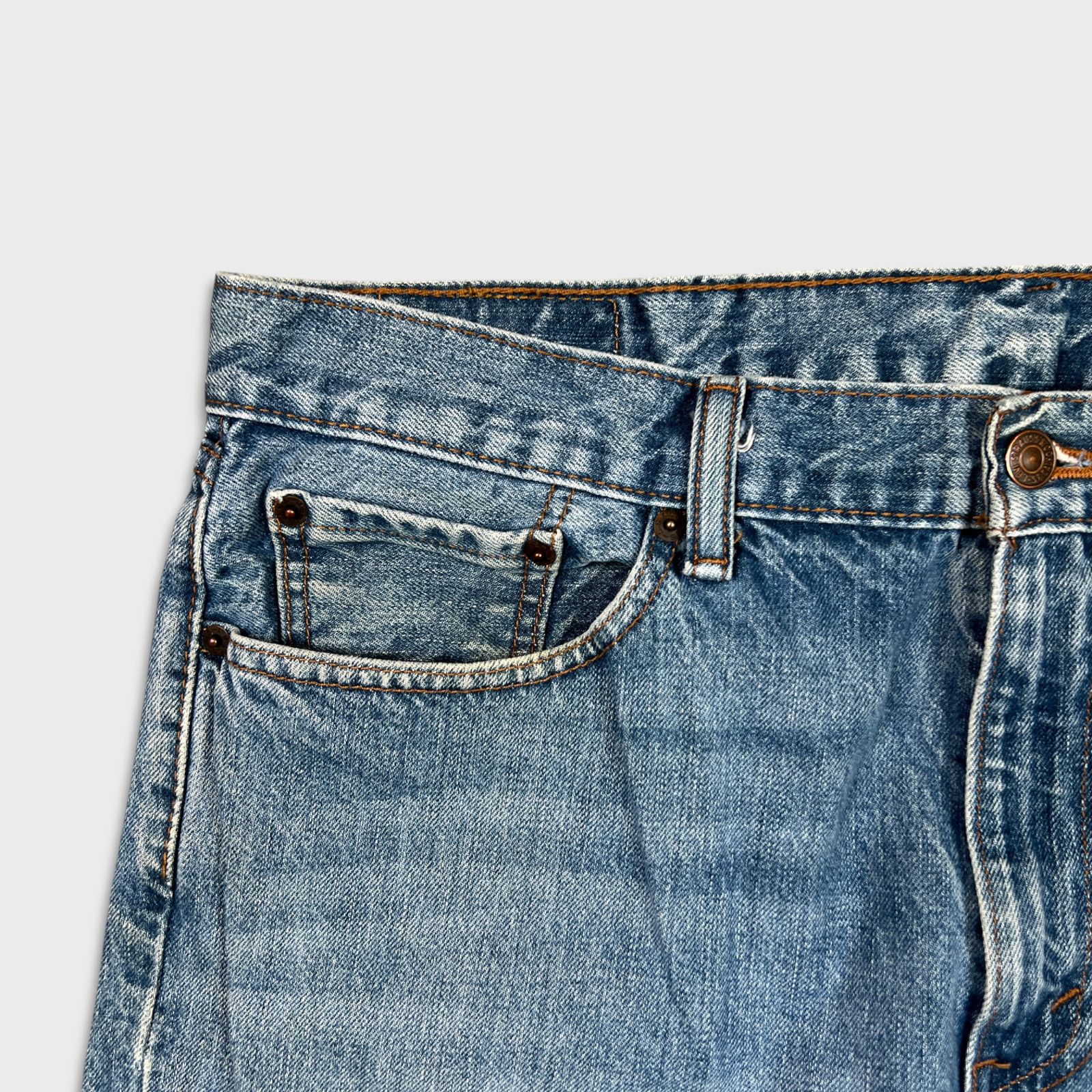 Levi's × Vintage Levi's 559 Jeans 36x32 Relaxed Straight Fit Denim Pants Size US 36 / EU 52 - 3 Thumbnail