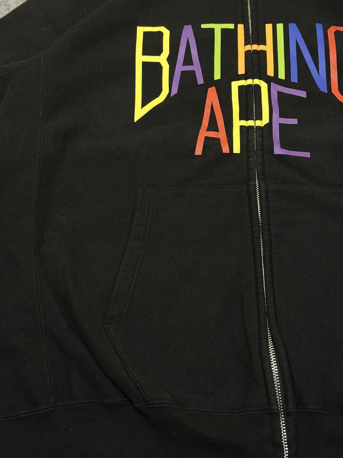 Bape A Bathing Ape full zip hoodie a rainbow "Bathing Ape". Size US XL / EU 56 / 4 - 6 Thumbnail