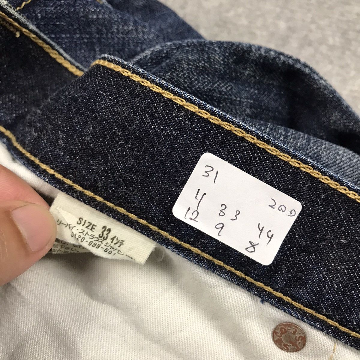 Levi's Vintage Clothing Levis Distressed denim blue jeans pants Size US 31 - 16 Thumbnail