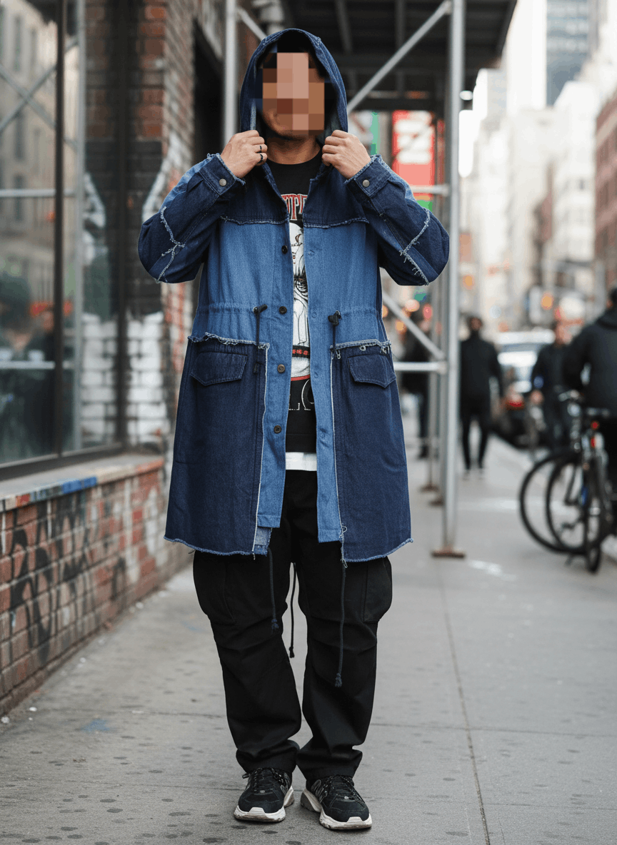 Japanese Brand Rivet & surge patches denim streetwear coat Size US XL / EU 56 / 4 - 10 Thumbnail