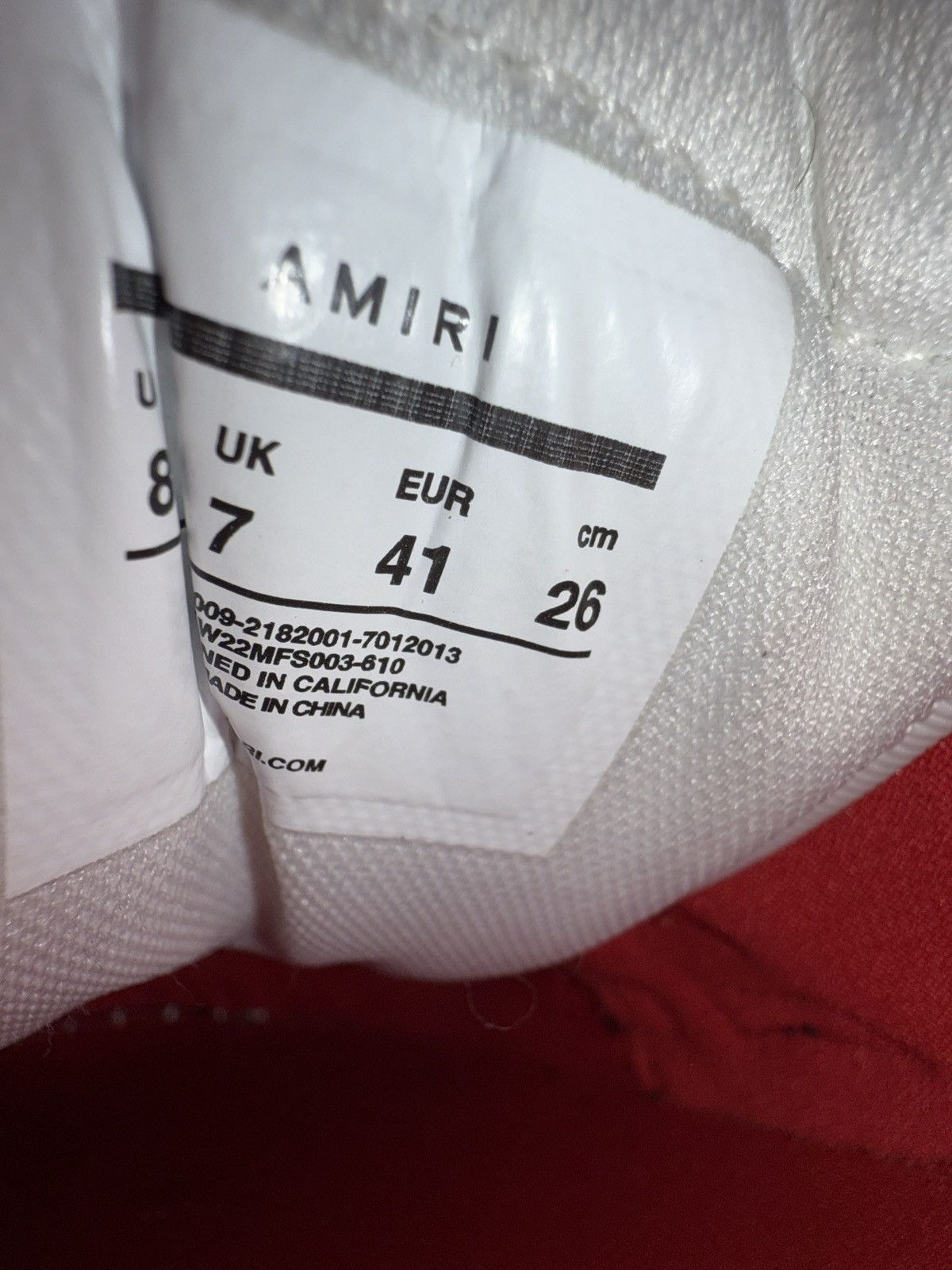 Amiri Amiri Skel Size US 8 / EU 41 - 5 Thumbnail