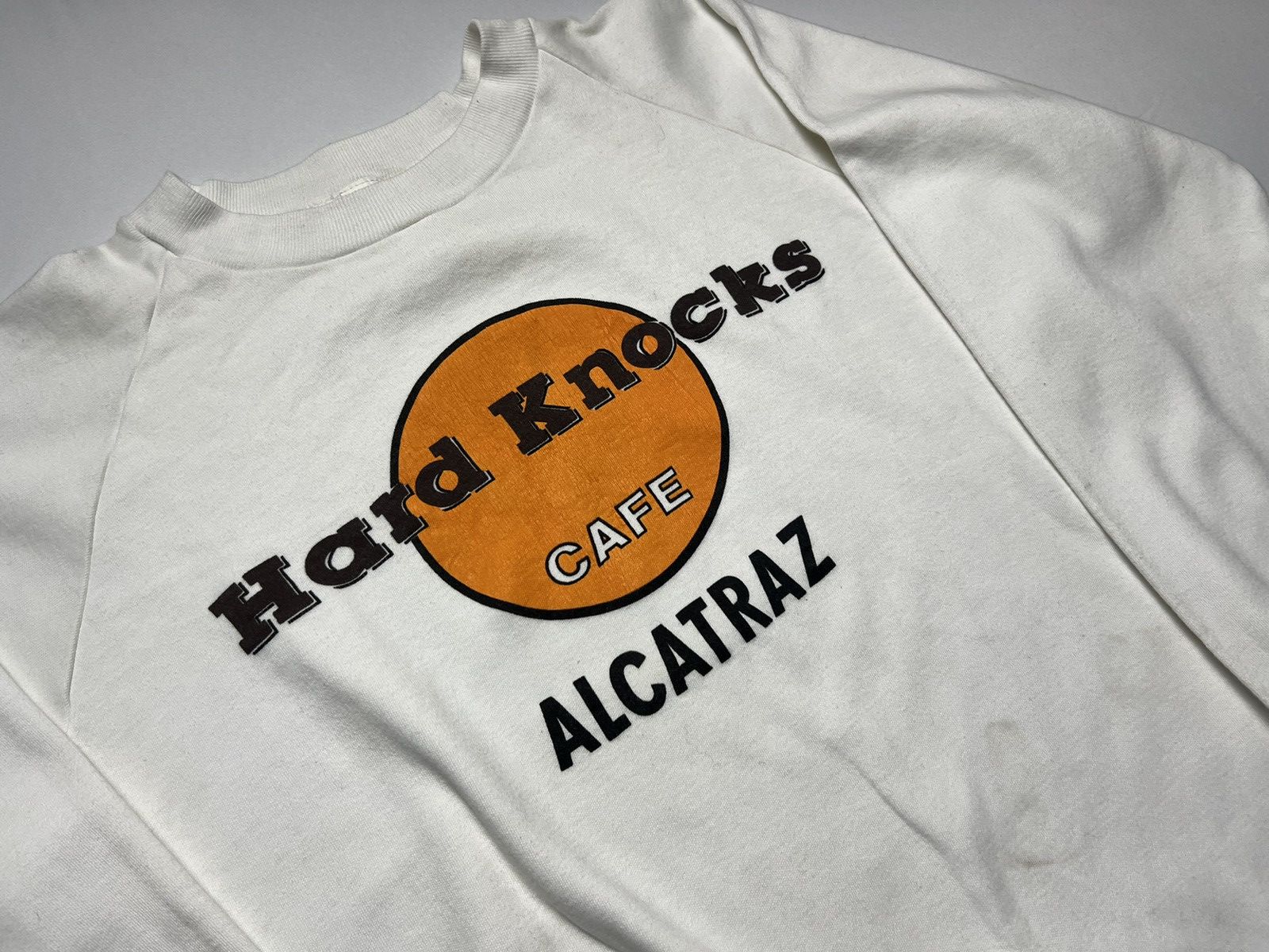 Hard Rock Cafe × Vintage Hard Knocks Alcatraz Parody Sweatshirt Size US L / EU 52-54 / 3 - 3 Thumbnail