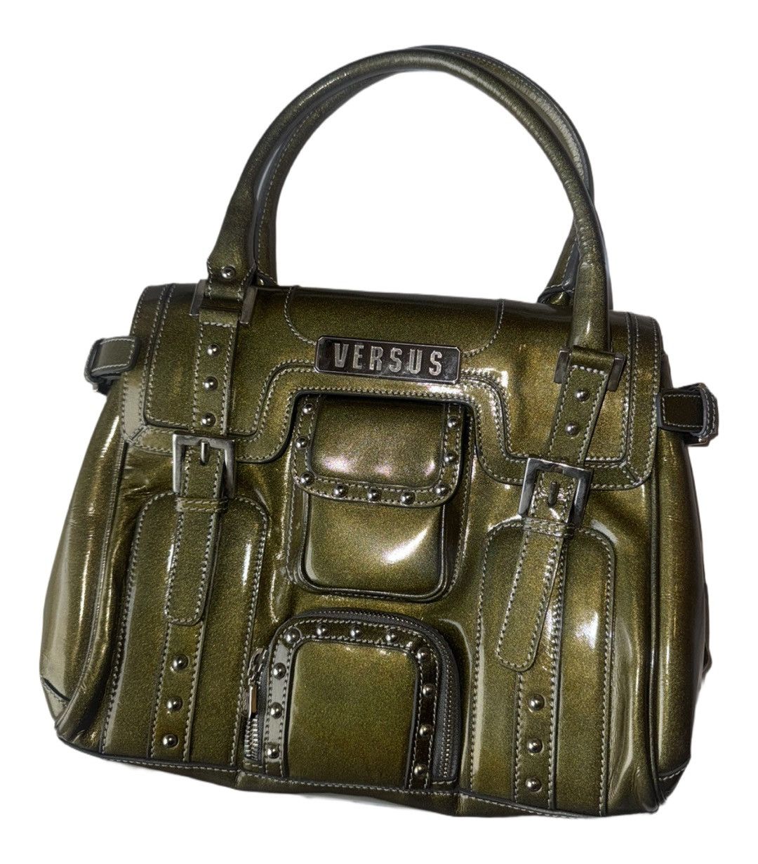 Versus Versace Versace Versus military bag in olive green Size ONE SIZE - 1 Thumbnail