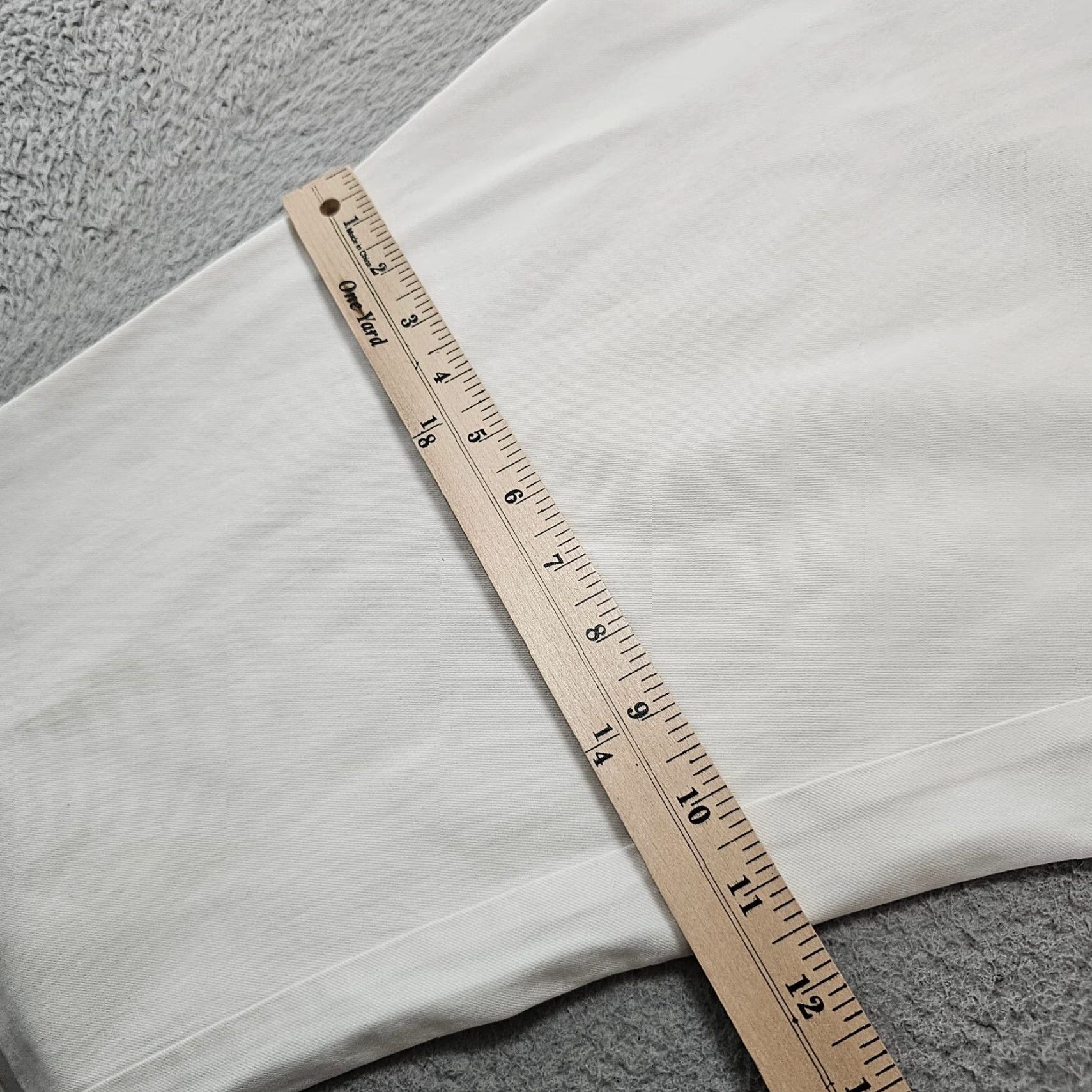 Peter Millar Peter Millar Raleigh Washed Chino Pants Mens 42 Ivory Twill Cotton Khakis 42x31 Regular Straight Vintage: No Size US 42 / EU 58 - 7 Thumbnail