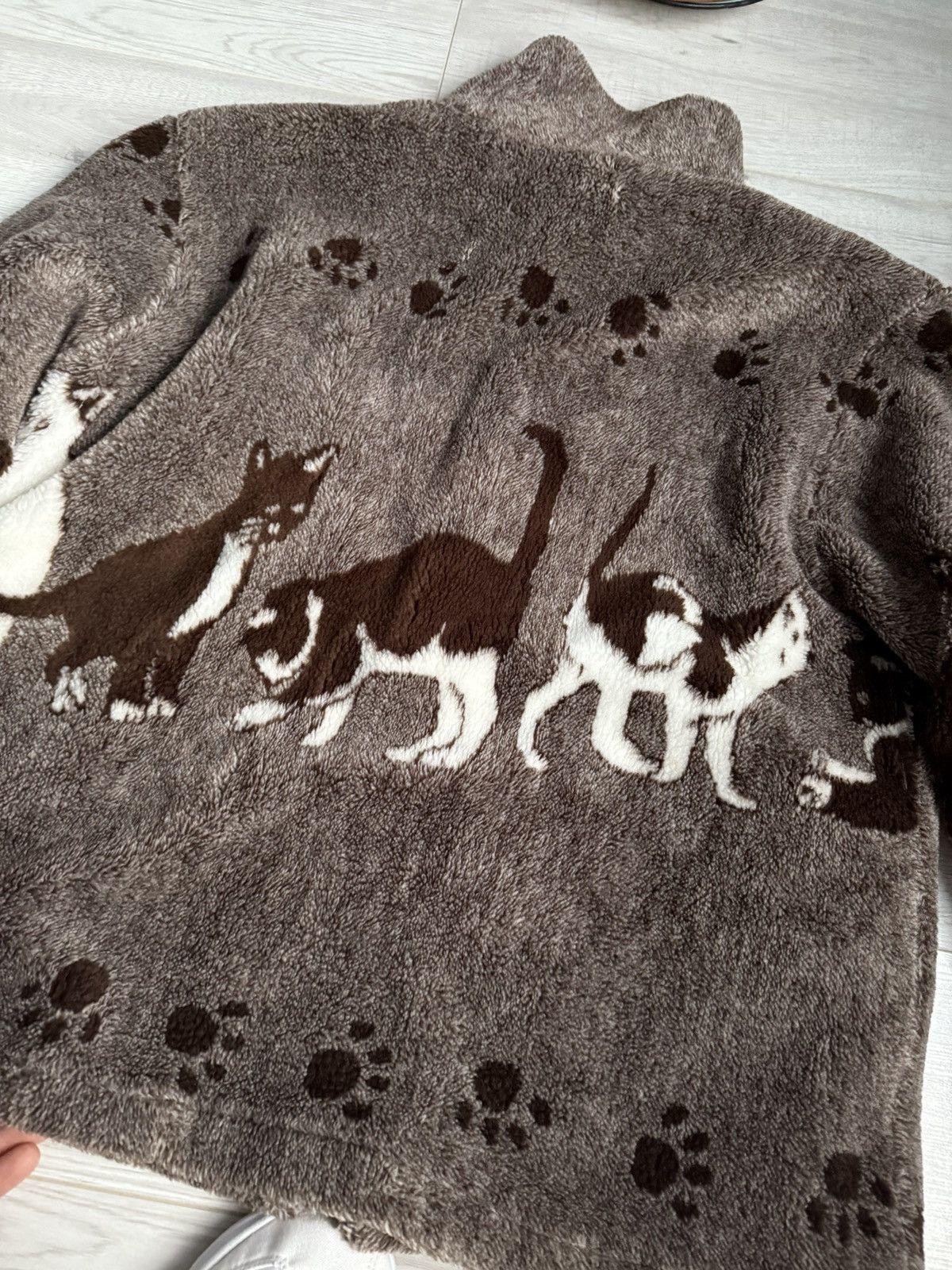 Vintage Vintage Sherpa Jacket Animals Cat Outdoor cozy fleece 90’s Size US XXL / EU 58 / 5 - 6 Thumbnail