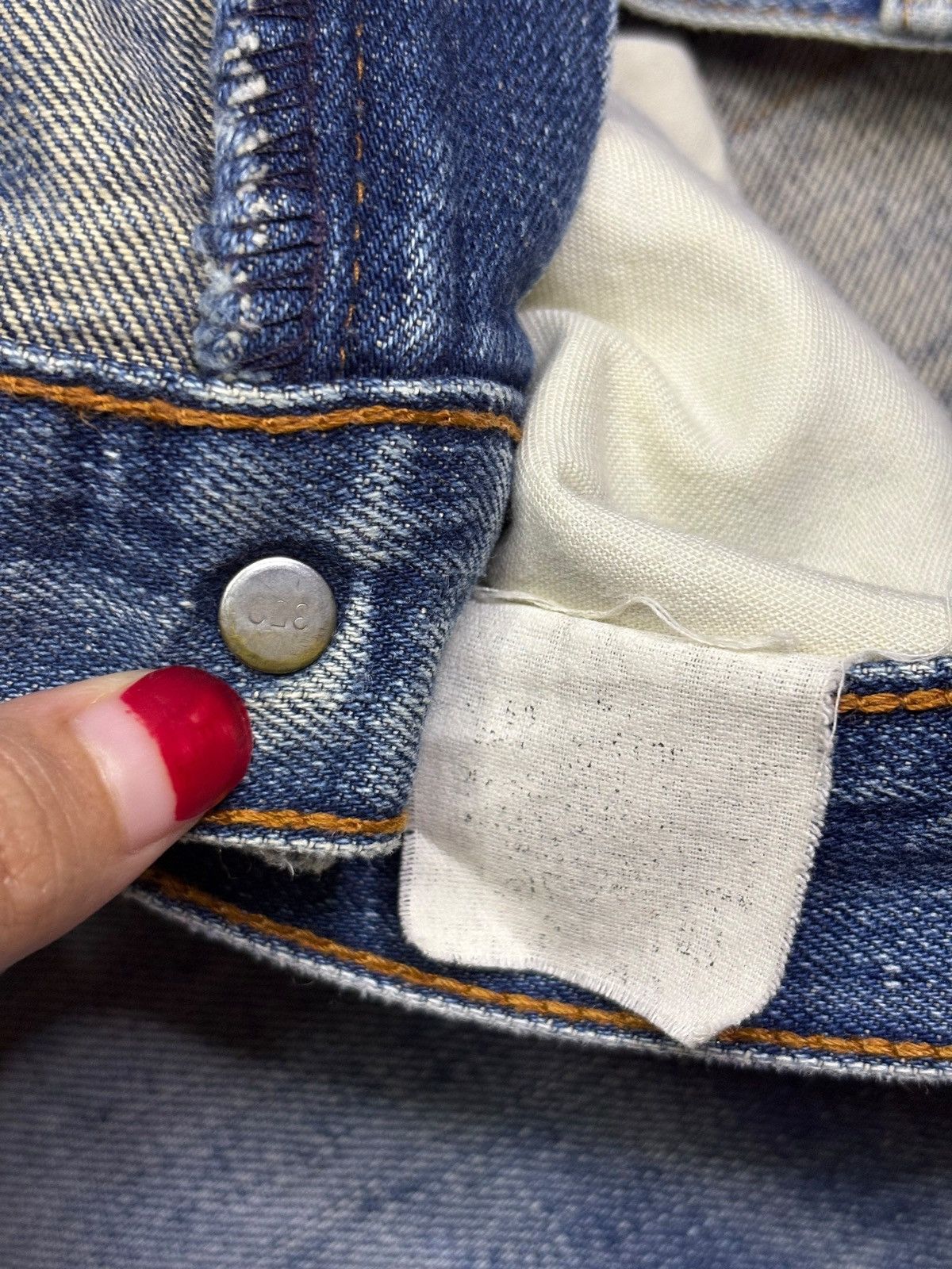 Levi's Vintage 80s Levis 503 Mud Wash Distressed Loose Baggy Jeans Size US 32 / EU 48 - 10 Thumbnail
