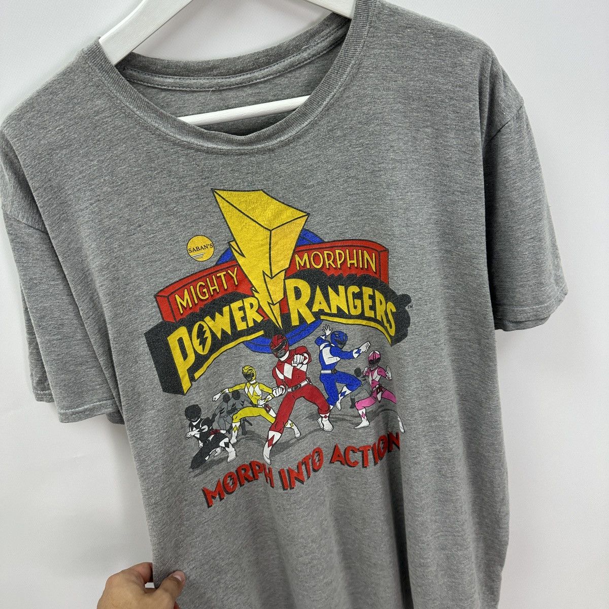 Vintage Vintage 00s Power Rangers Mighty Morphin Comics tee y2k og Size US L / EU 52-54 / 3 - 4 Thumbnail
