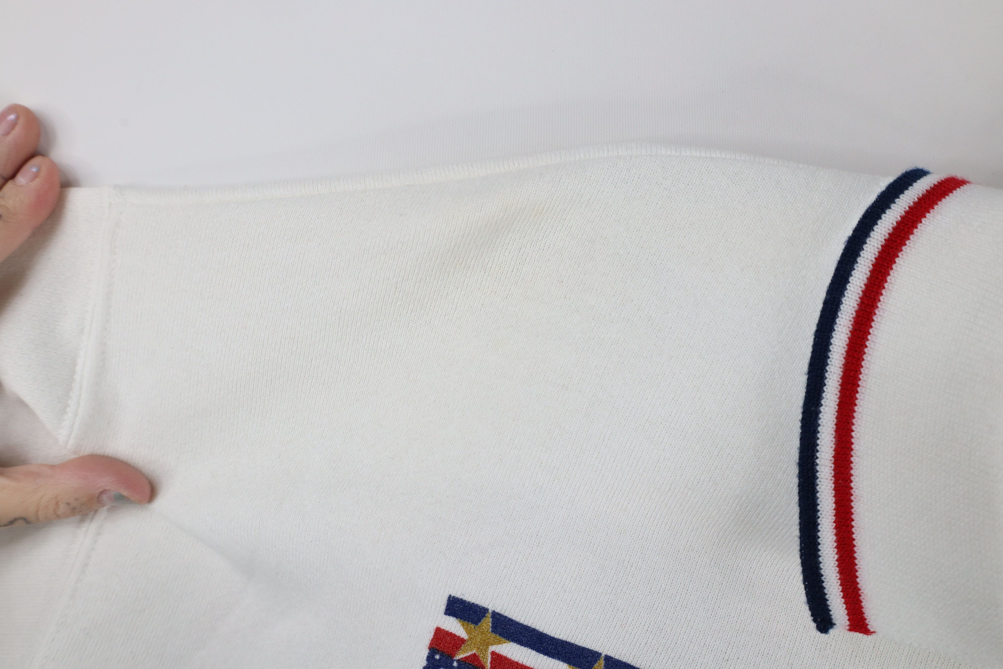 Vintage Vintage 90s Streetwear Sailboat Collared Sweatshirt USA Size XL / US 12-14 / IT 48-50 - 6 Thumbnail
