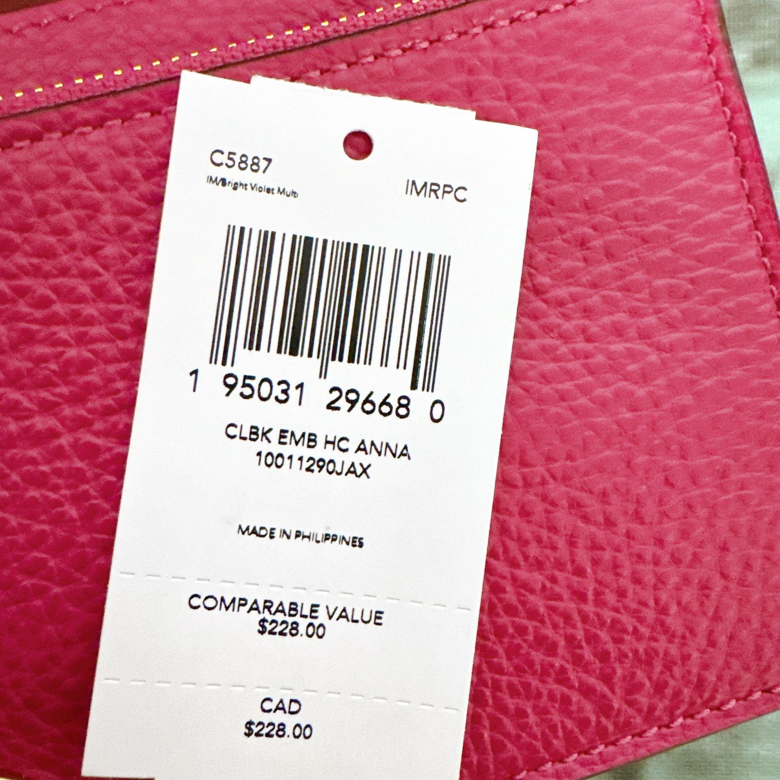 Coach Coach C5887 Anna Foldover Clutch Crossbody Horse Carriage Size ONE SIZE - 8 Thumbnail