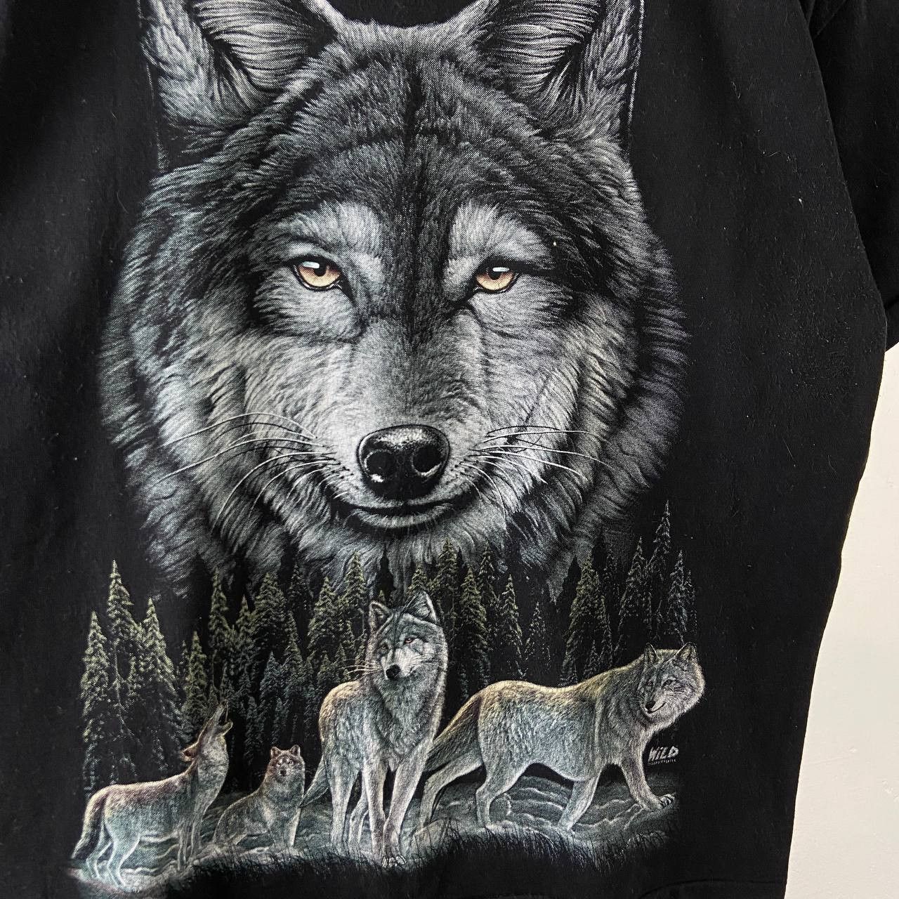 Vintage Animal Wolfs AOP Vintage Two-Sides T-Shirt Size US M / EU 48-50 / 2 - 4 Thumbnail