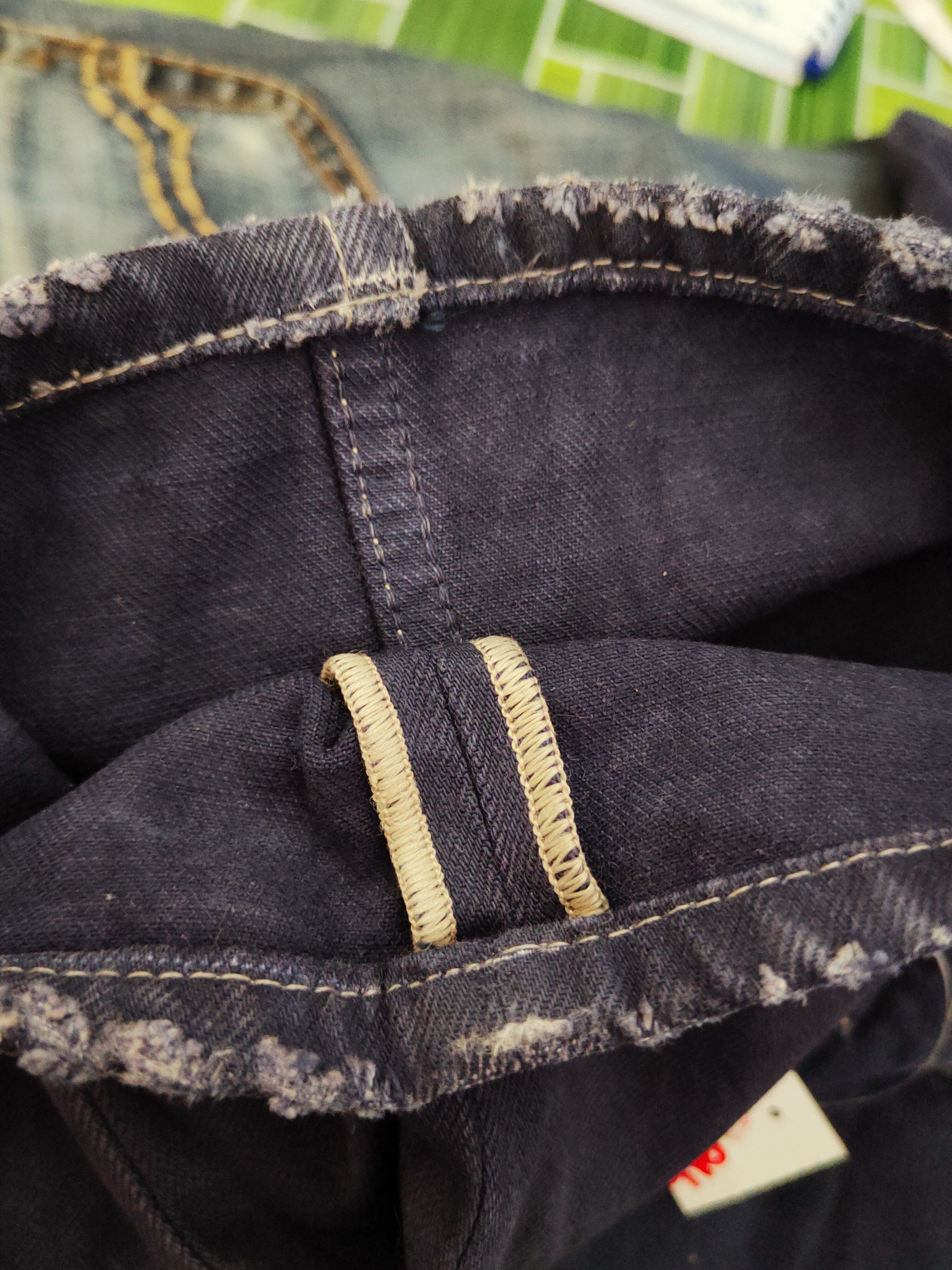 Diesel Diesel Safado Dark Blue Distressed Ripped denim Jeans #W794 Size US 29 - 14 Thumbnail