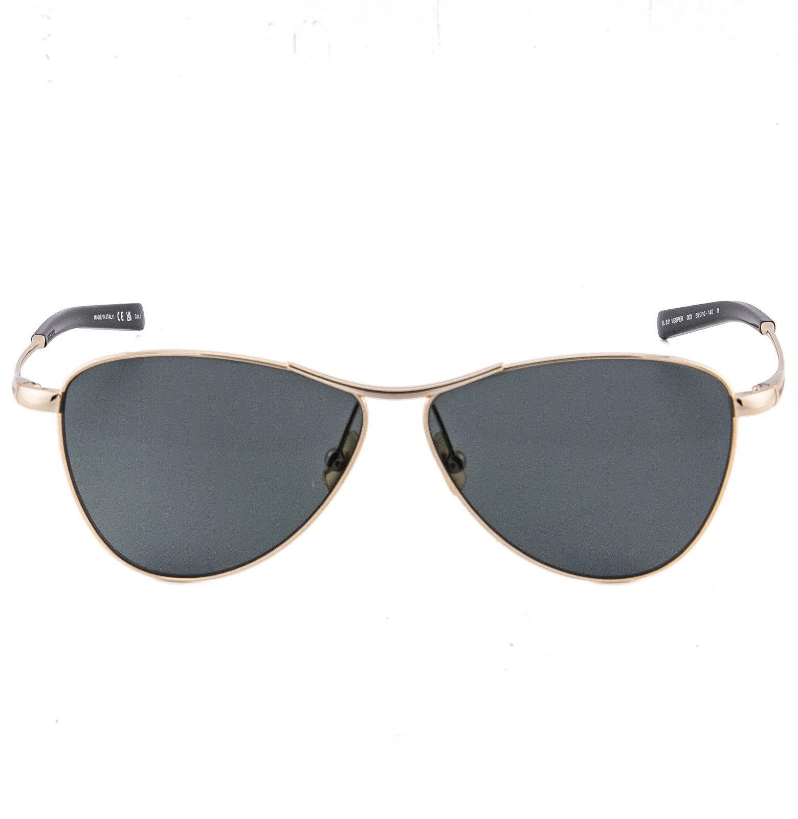 Saint Laurent Paris SAINT LAURENT VESPER SL 831 SL831 Gold Black Sunglasses 003 Size ONE SIZE - 2 Thumbnail