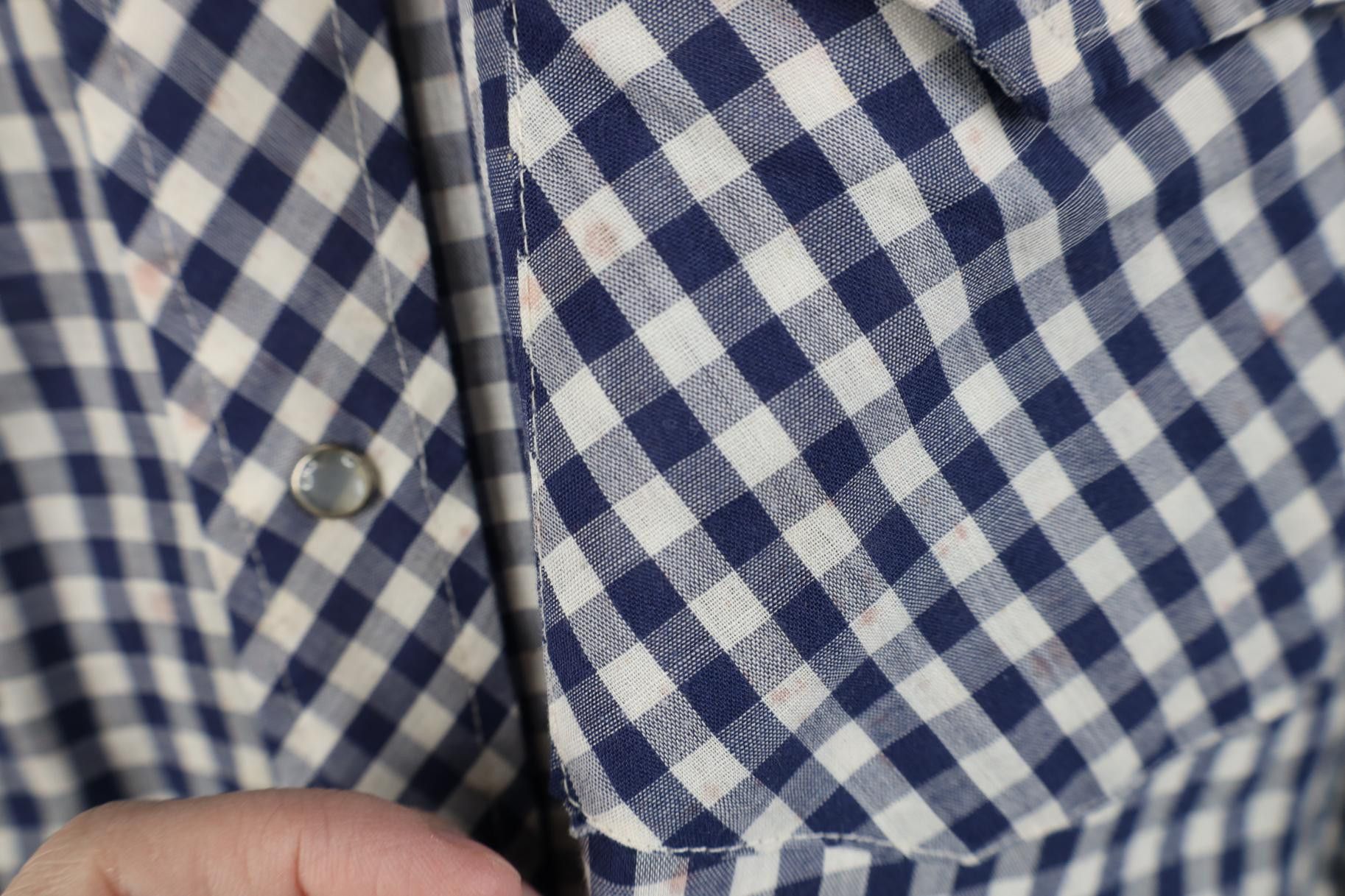 Vintage Vintage 70s Rockabilly Western Cowboy Snap Button Shirt Size US XL / EU 56 / 4 - 4 Thumbnail