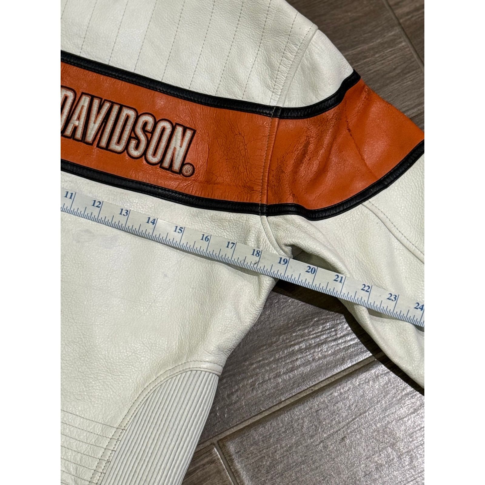 Harley Davidson Vintage Women's Harley Davidson Leather Biker Jacket Size S / US 4 / IT 40 - 9 Thumbnail