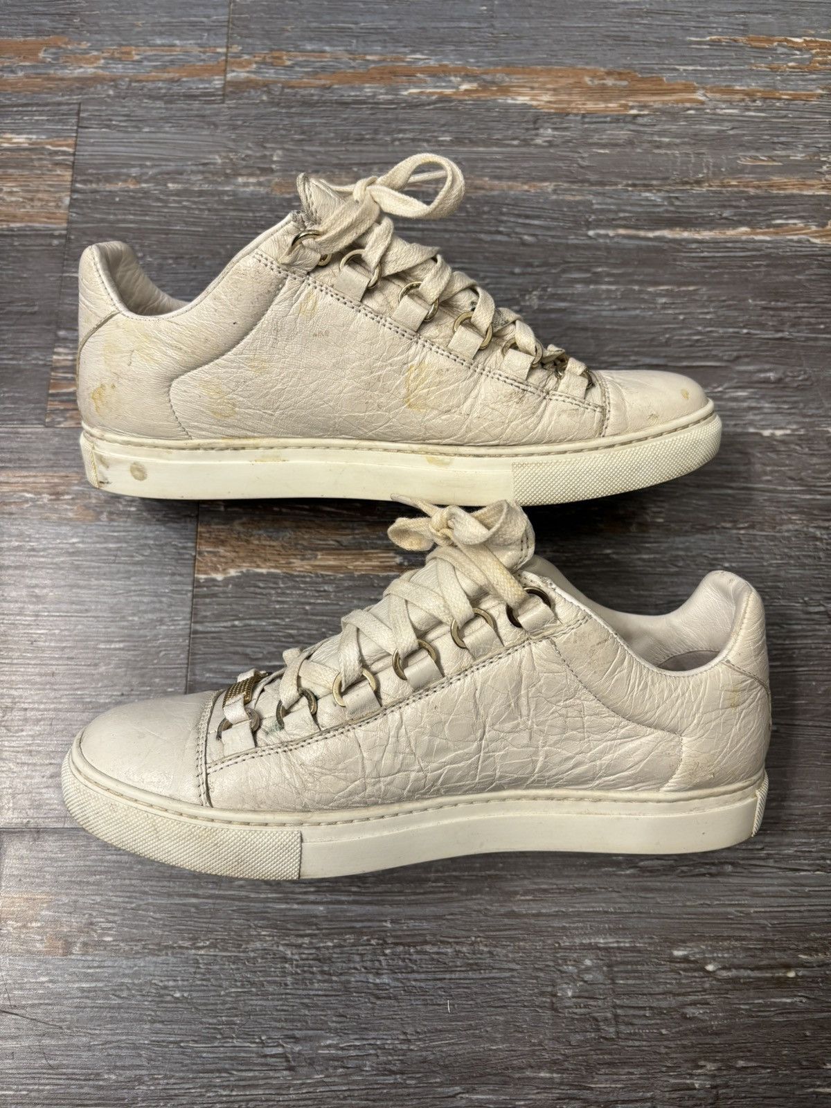 Balenciaga Balenciaga Arena Low White Size 7 Size US 7 / EU 40 - 3 Thumbnail