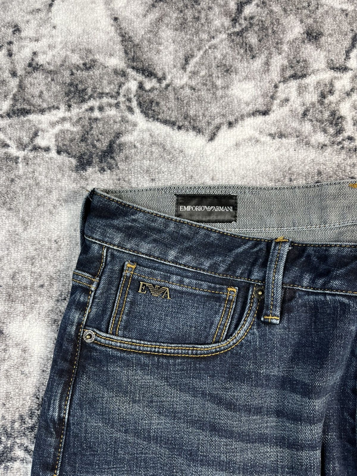 Emporio Armani Armani Jeans Selvedge Denim Size US 32 / EU 48 - 8 Thumbnail