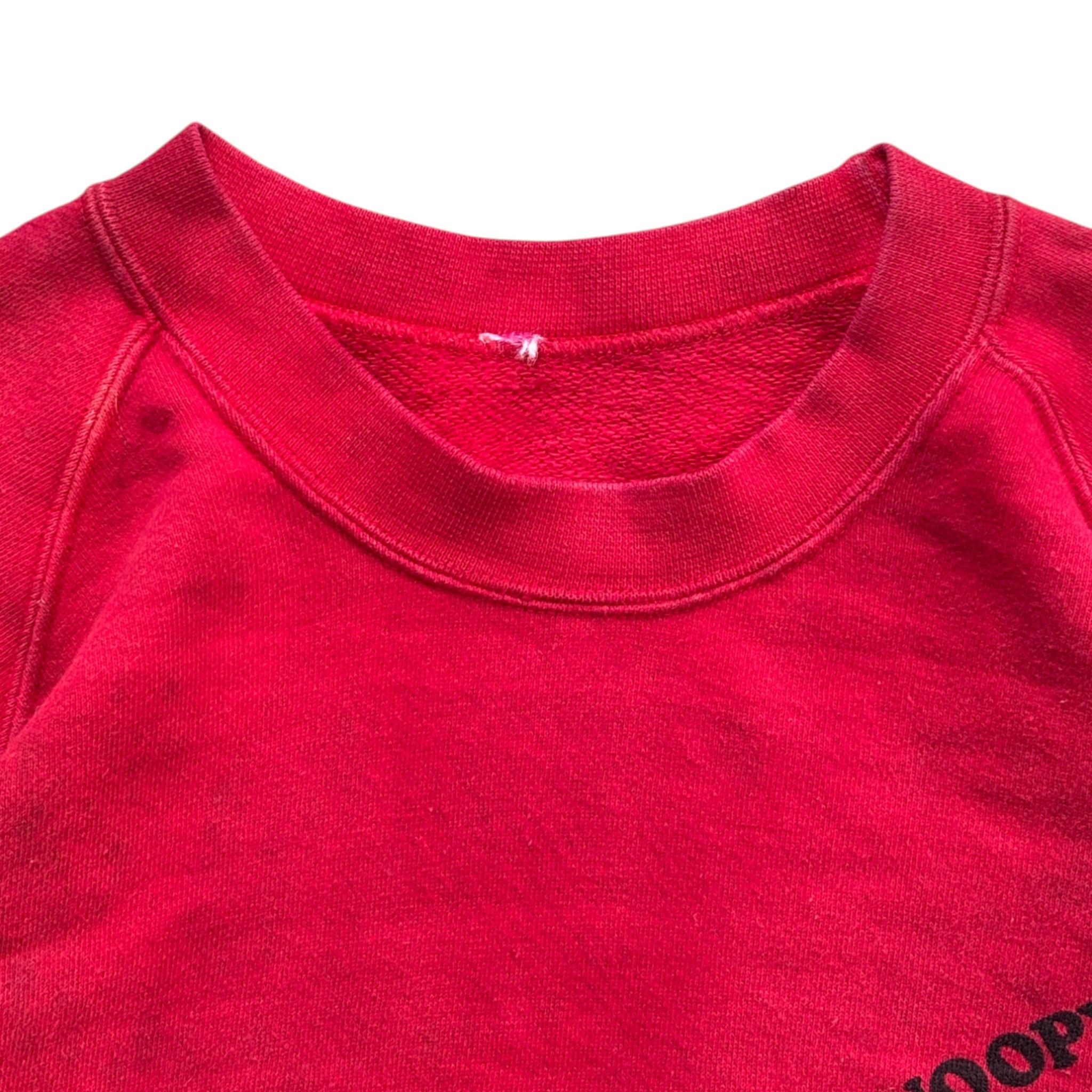 Vintage Vintage Snoopy Woodstock Faded Sweatshirt 90's Red Maroon Size US S / EU 44-46 / 1 - 3 Thumbnail