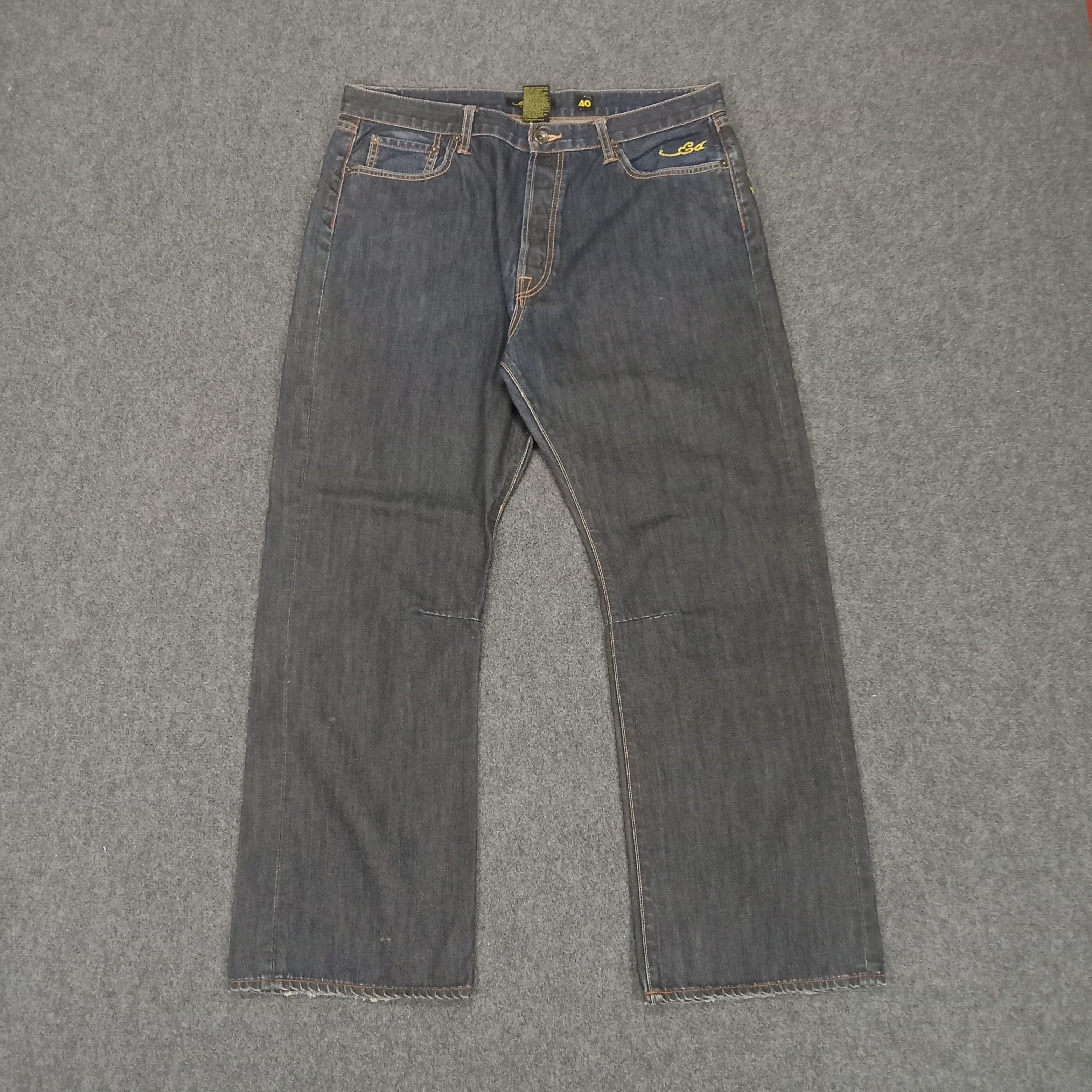 Christian Audigier Ed Hardy by Christian Audiger Art Style Denim Jeans Size US 39 - 6 Thumbnail