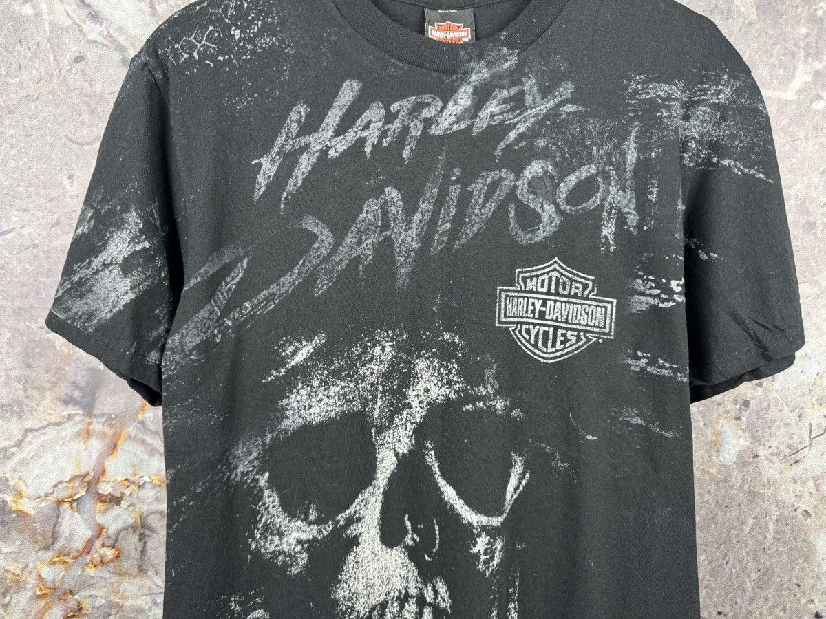 Harley Davidson Harley Davidson Skull Graphic TShirt Newmarket England Black Size US M / EU 48-50 / 2 - 4 Thumbnail