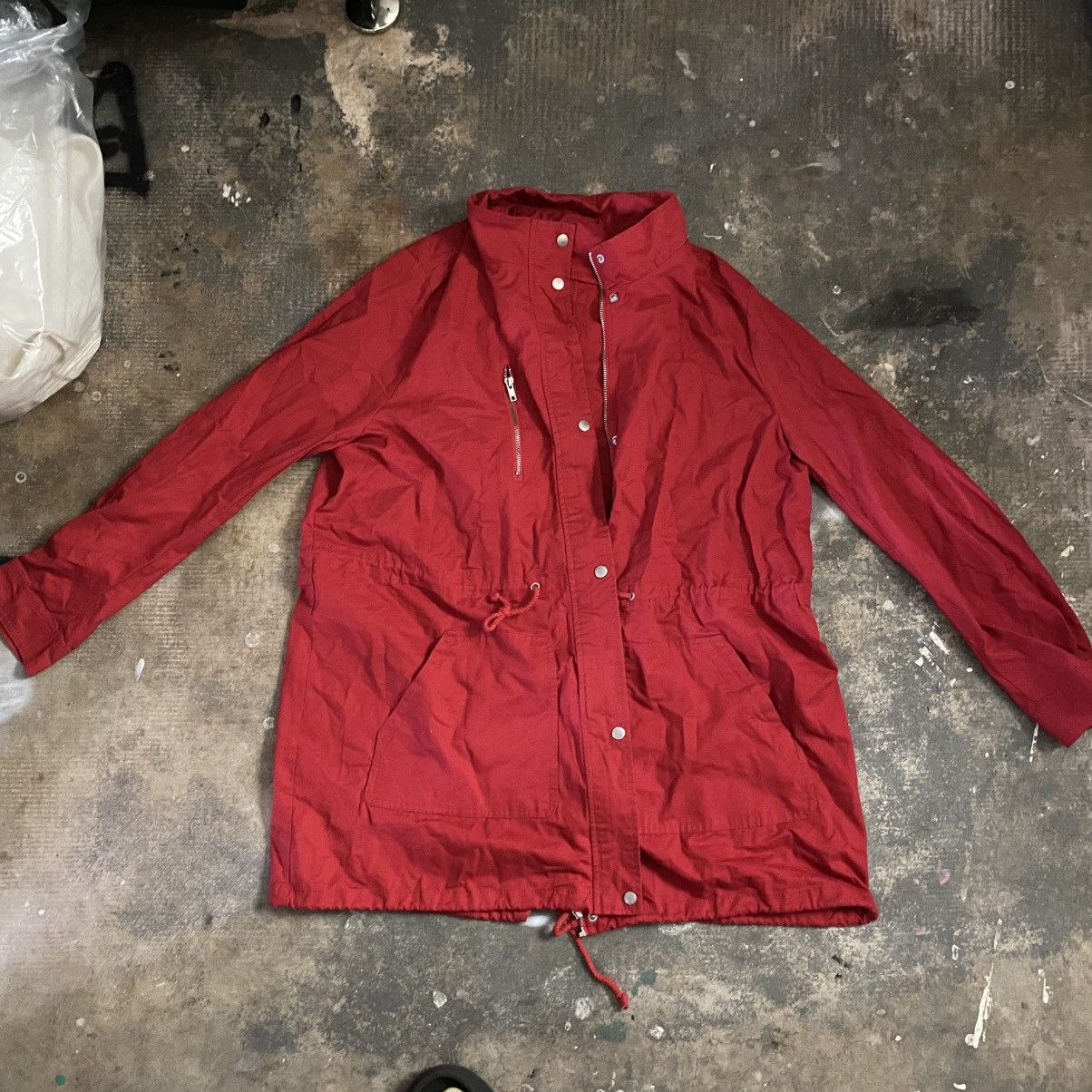Other Red Lightweight trench coat parka Size L-XL Size US L / EU 52-54 / 3 - 1 Thumbnail