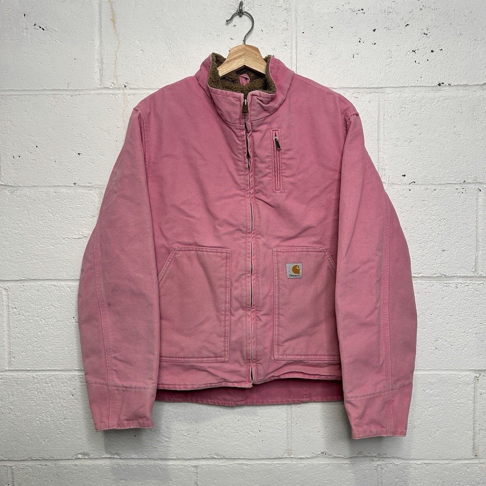 Carhartt Vintage Carhartt Sherpa-Lined Canyon Jacket “Pink Rose” Size XL / US 12-14 / IT 48-50 - 1 Thumbnail