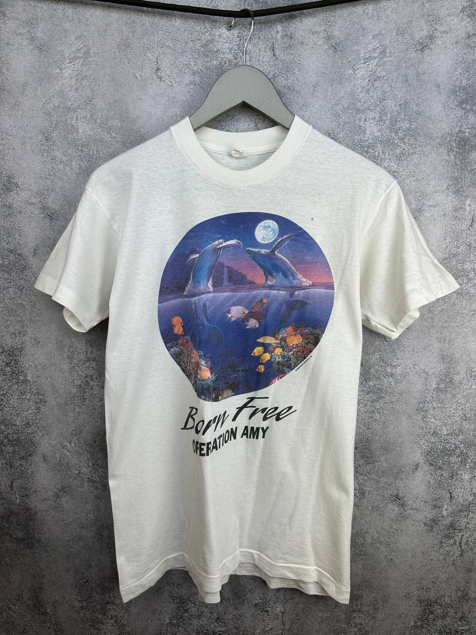 Vintage Born Free Operation Amy Meiklejohn Graphics Single Stitch Size US S / EU 44-46 / 1 - 1 Thumbnail