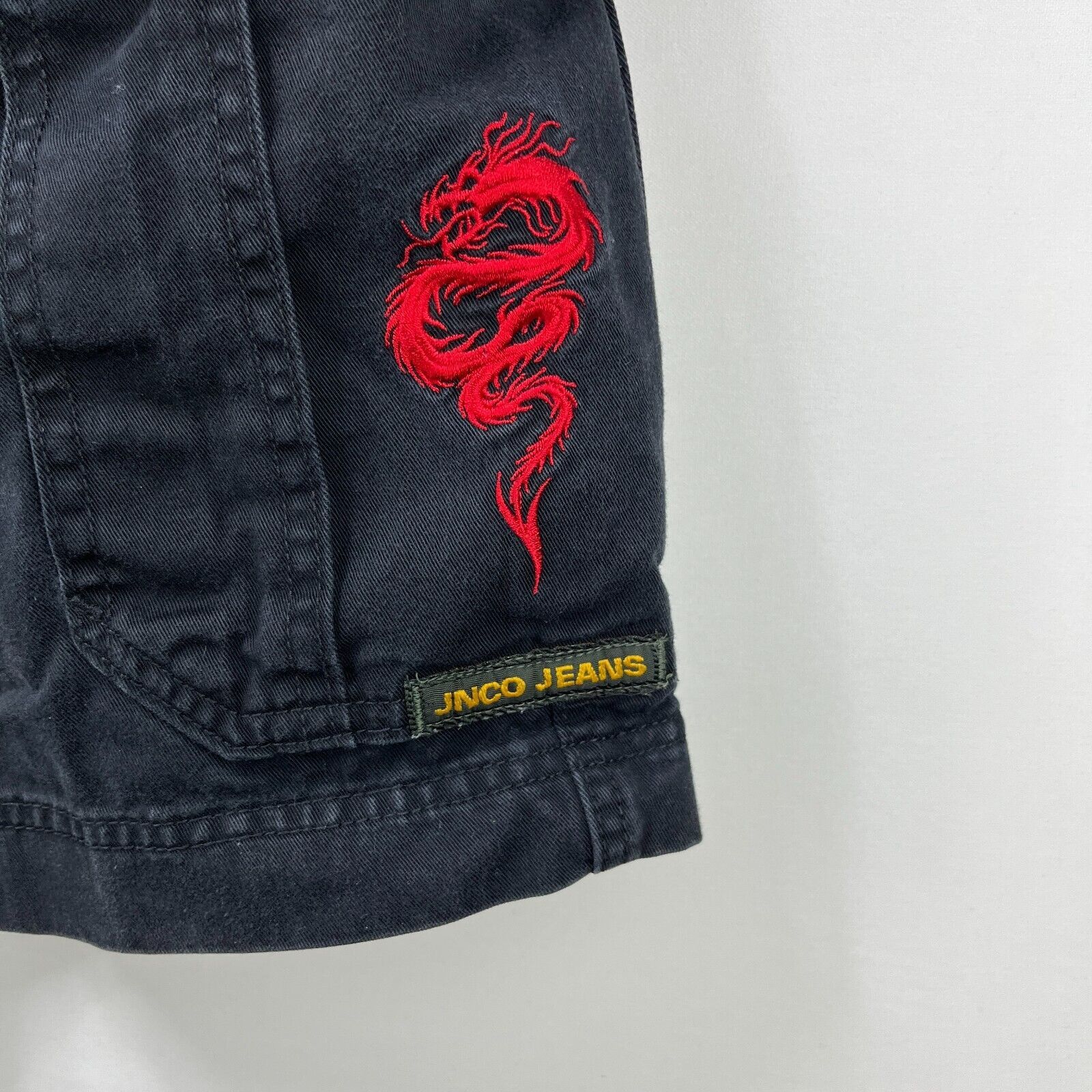 JNCO × Vintage Vintage JNCO Shorts Cargo Rare 36 Baggy Wide Leg Embroidered Size US 36 / EU 52 - 4 Thumbnail