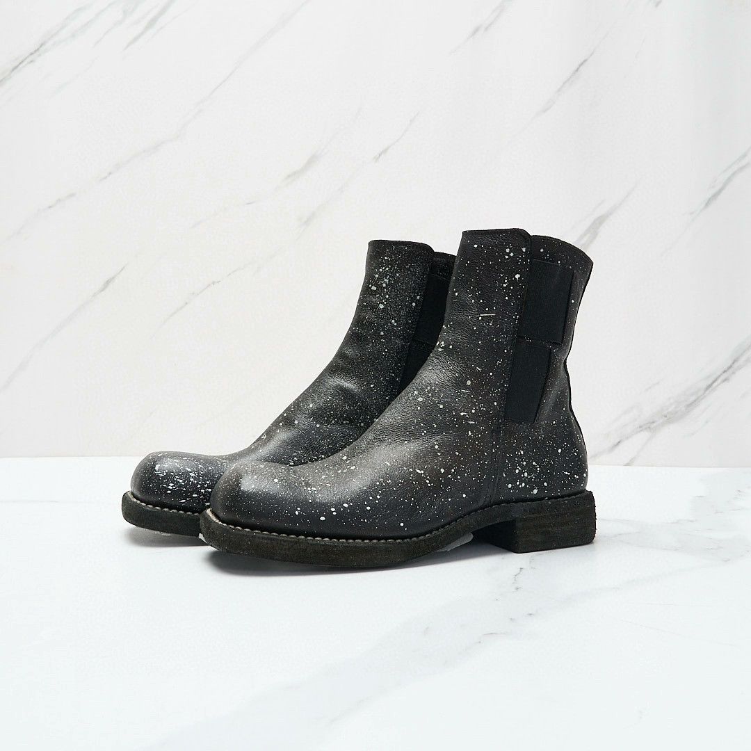 Guidi GUIDI Women's Splatter Heel Ankle Boots Size US 5 / IT 35 - 1 Thumbnail
