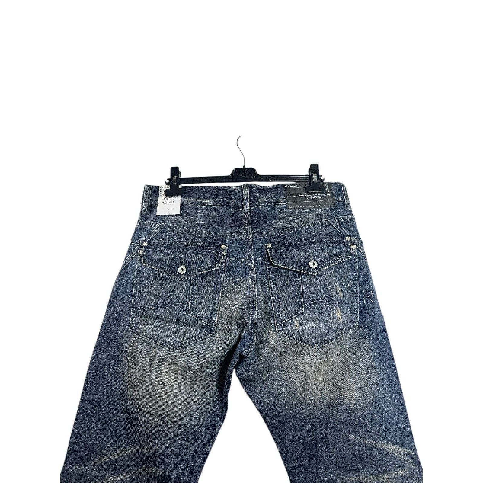 Rocawear Vintage Y2K Rocawear Jeans Mens Denim Baggy Hip Hop Indigo W Size US 36 / EU 52 - 4 Thumbnail