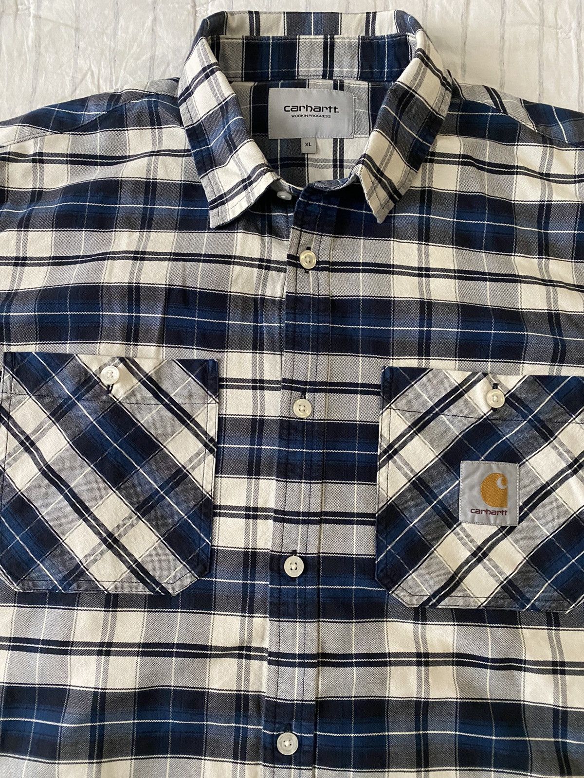 Carhartt Wip Carhartt WIP L/S Tarbell Check Shirt XL NWT Size US XL / EU 56 / 4 - 5 Thumbnail