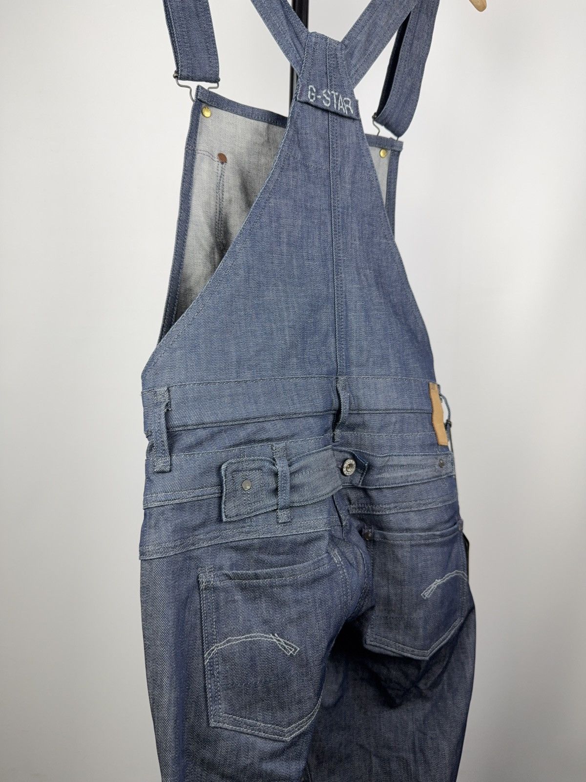 G-Star × Japanese Brand NWT G-Star RAW Denim Overalls Jumpsuit Flared Legs Size S Size 27" / US 4 / IT 40 - 11 Thumbnail