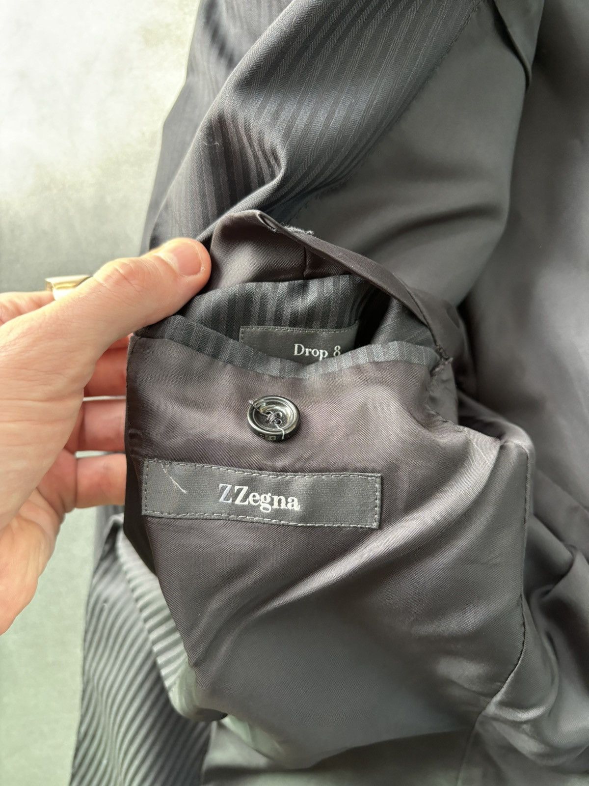 Ermenegildo Zegna × Z Zegna Ermenegildo Zegna Z Zegna Suit Two Piece Drop 8 Blazer Pants Size 50R - 7 Thumbnail