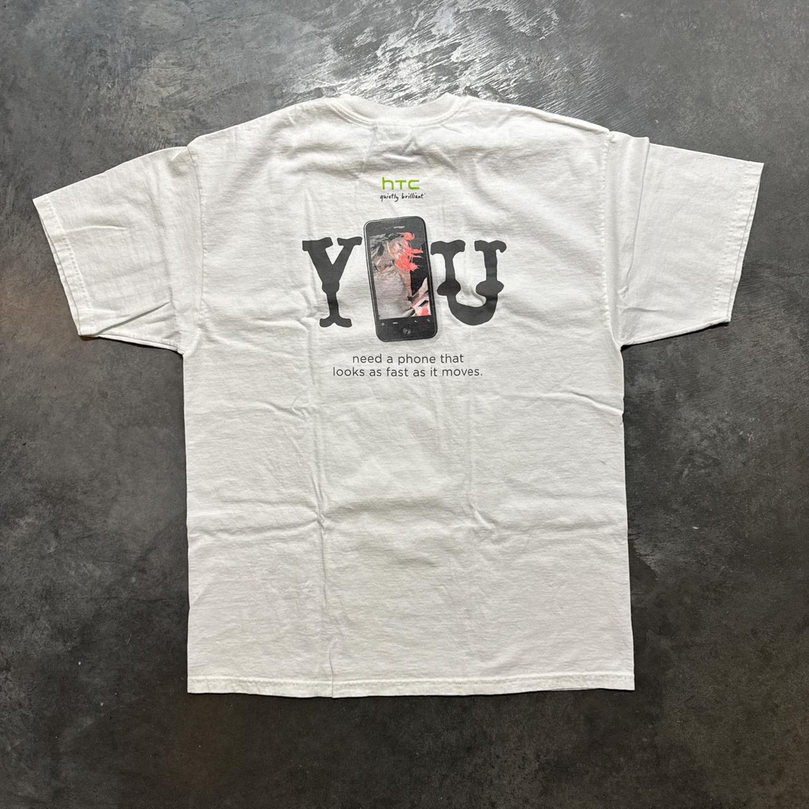 Vintage Vintage Android HTC Phone Promo Graphic T-Shirt Size US L / EU 52-54 / 3 - 1 Thumbnail