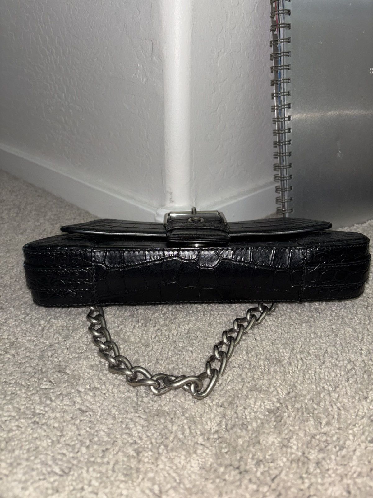 Balenciaga Balenciaga Small Embossed Lindsay Shoulder Bag Size ONE SIZE - 3 Thumbnail