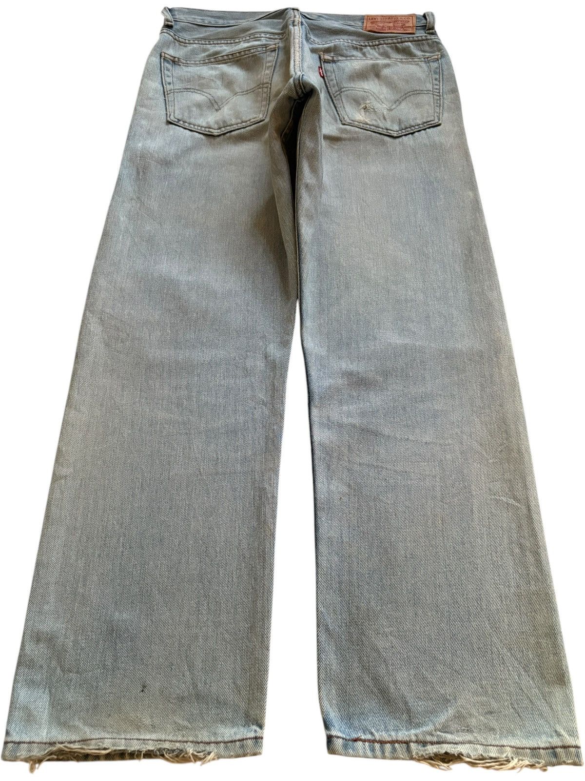 Levi's Vintage 90s Levis 505 Mud Wash Distressed Loose Baggy Jeans Size US 34 / EU 50 - 2 Thumbnail