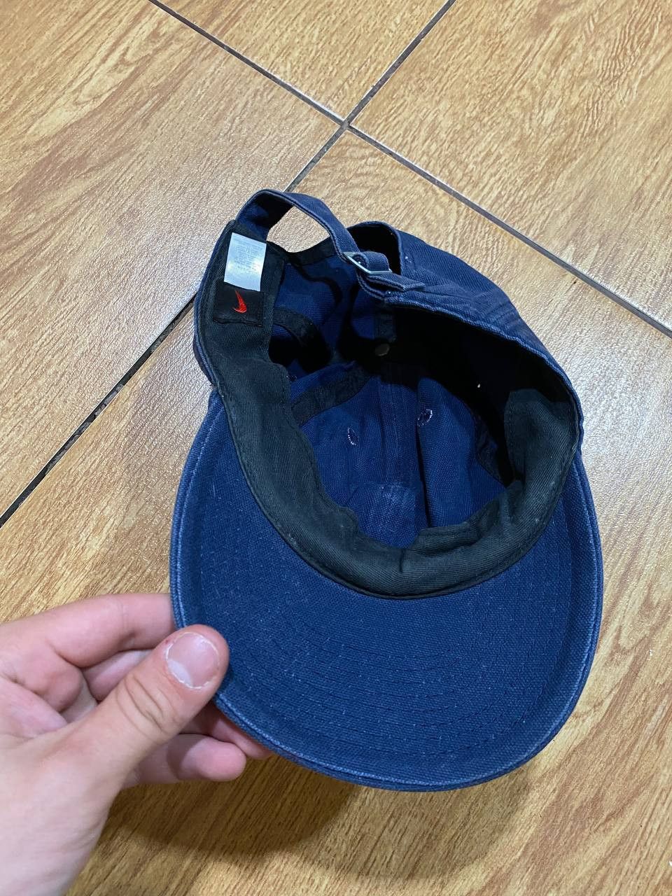 Nike Hats blue Vintage Nike Cap metal logo Y2K streetwear Size ONE SIZE - 10 Thumbnail