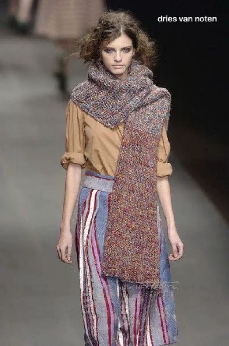 Dries Van Noten Dries Van Noten Wool Scarf Size ONE SIZE - 1 Thumbnail