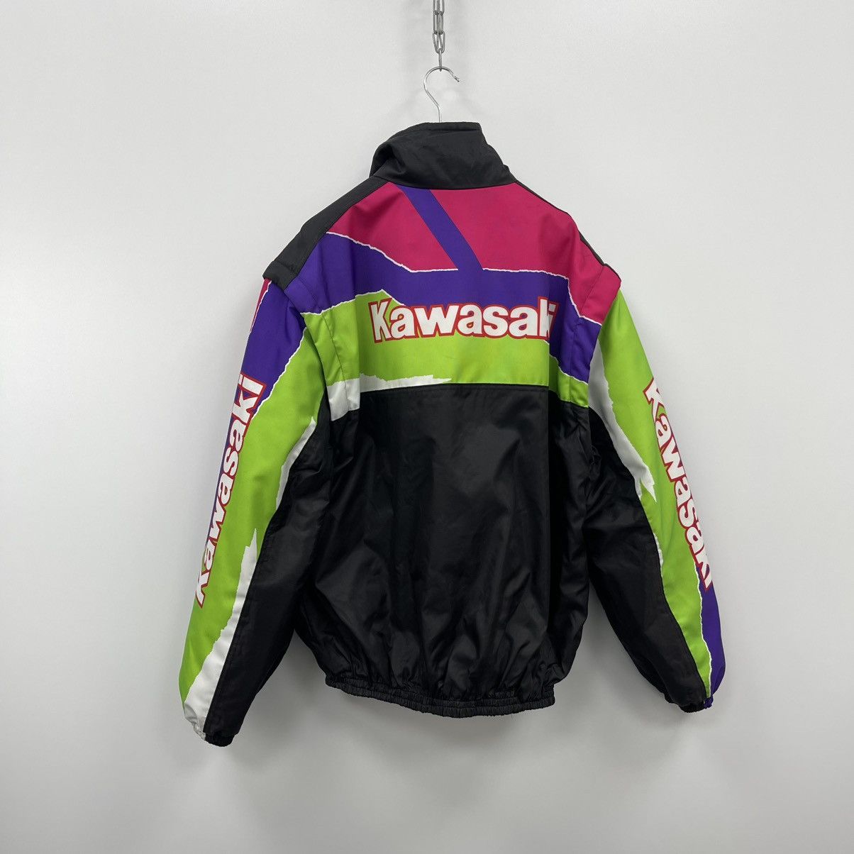 Vintage Kawasaki Racing Team 90’s Vintage Transformer Jacket Rare Size US XL / EU 56 / 4 - 3 Thumbnail