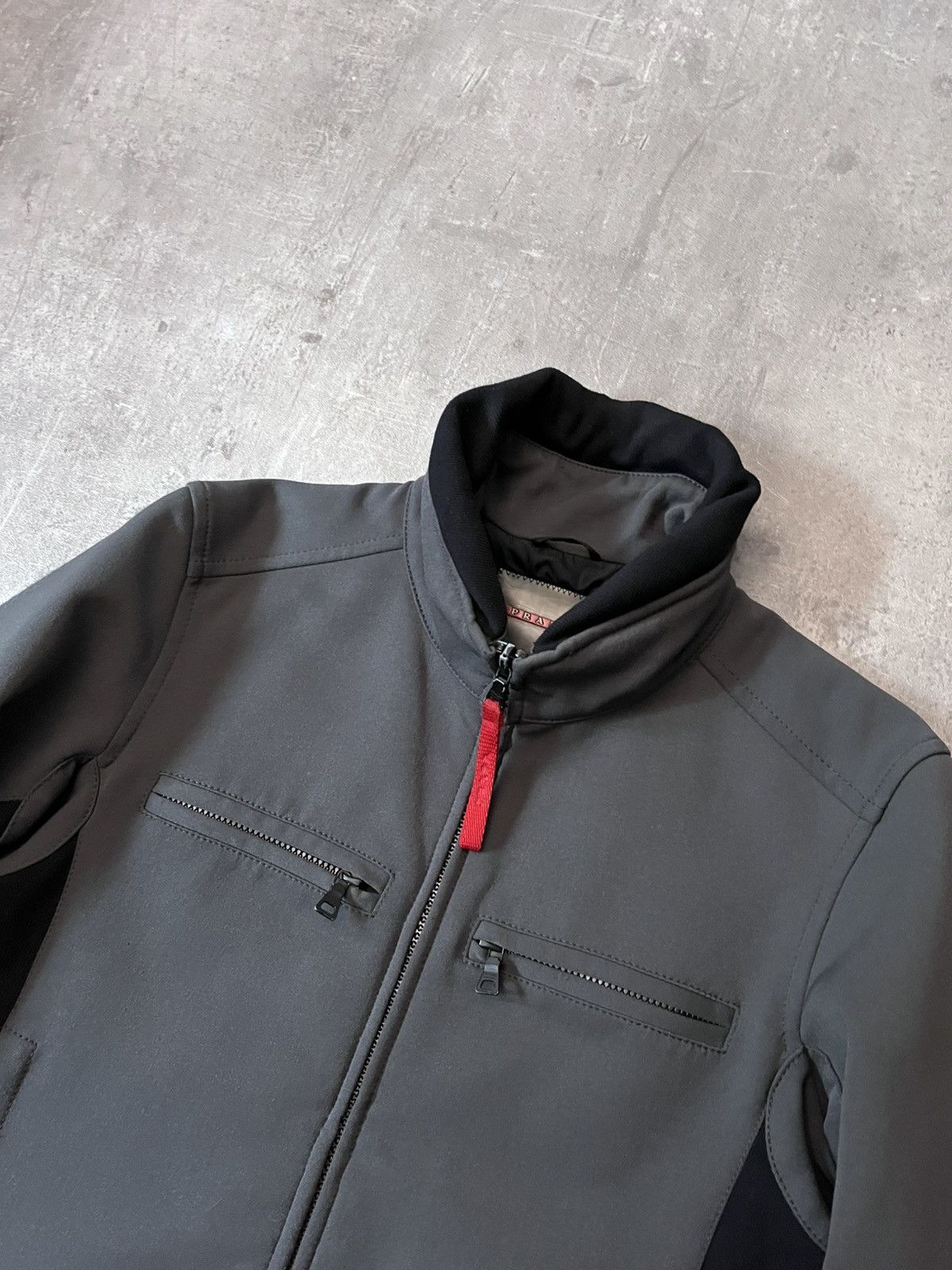 Prada Prada Vintage nylon grey bomber jacket 2000s Size US M / EU 48-50 / 2 - 4 Thumbnail