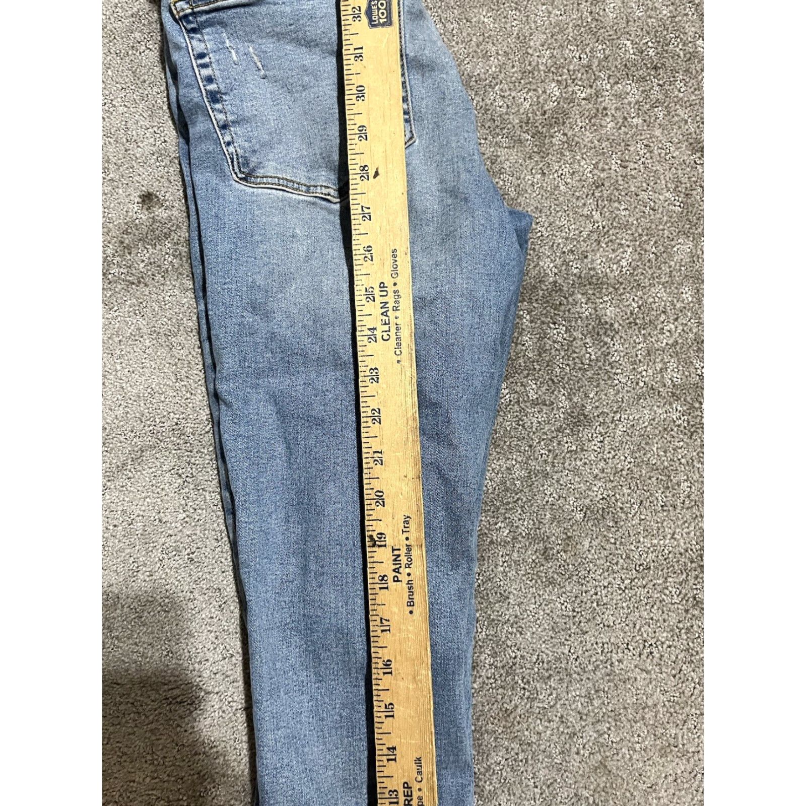 Topshop Topshop Jeans Moto 28 Mid Rise Skinny Medium Blue Denim Casual Women Adult Regular 5-Pocket Design Button Closure Machine Washable Cotton Blend Size 28" / US 6 / IT 42 - 6 Thumbnail
