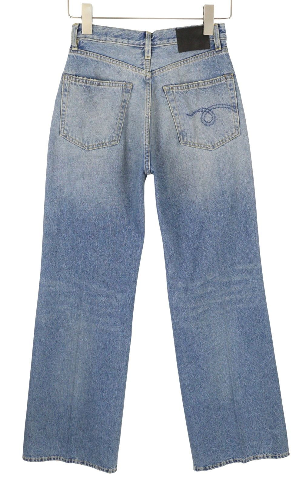 R13 CHARLOTTE 26 Merrin Blue Faded Flared High PF25 86831 Size 26" / US 2 / IT 38 - 4 Thumbnail