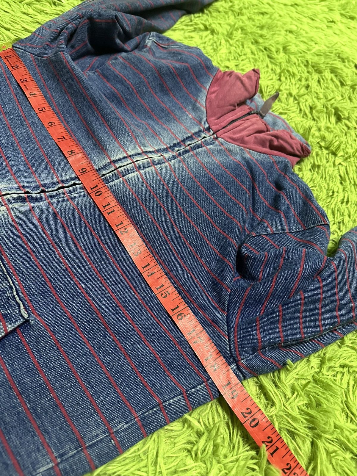 Blue Blue Japan Blue blue stripes zipper jacket Size US M / EU 48-50 / 2 - 10 Thumbnail