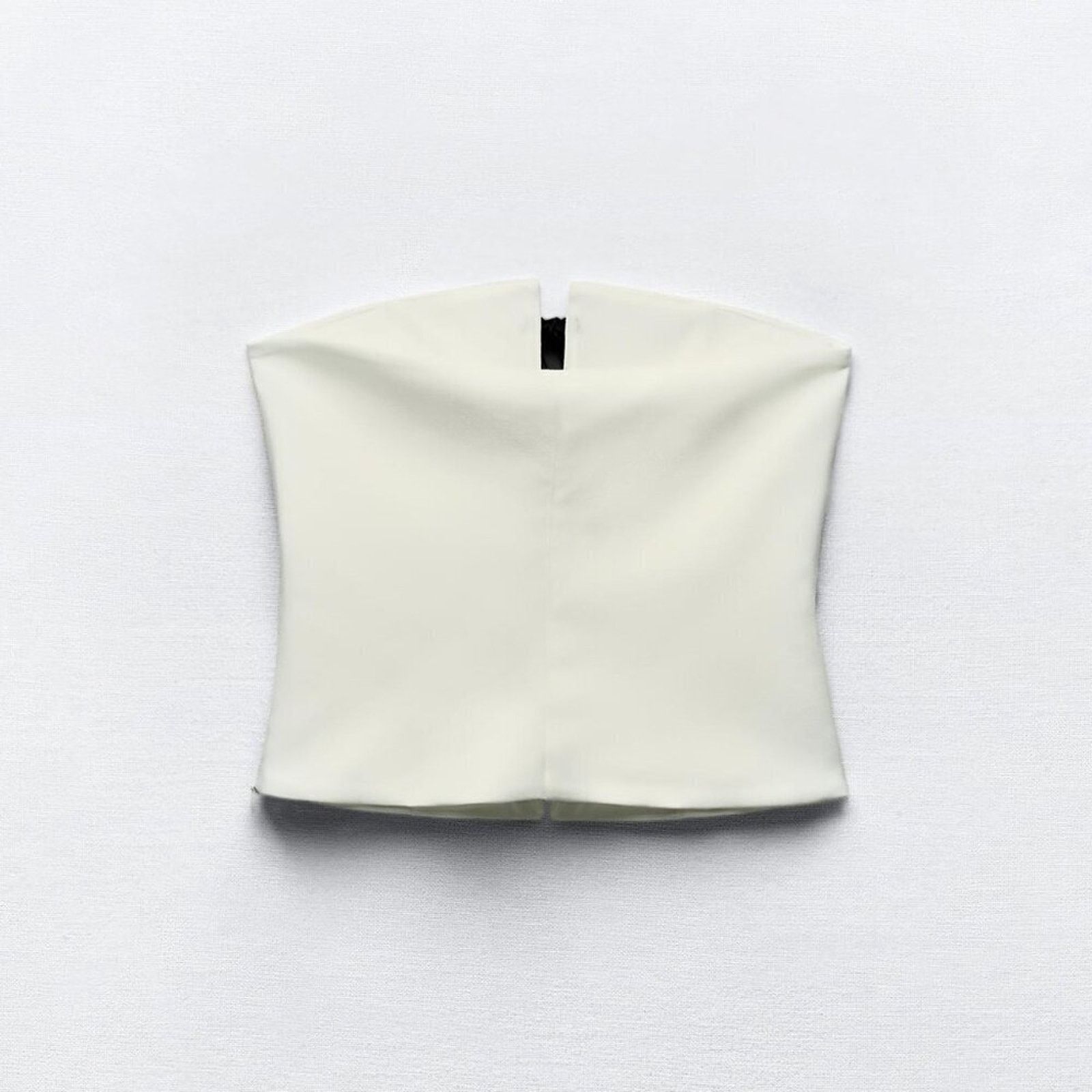Zara ZARA BLOGGER FAVE!!! Corset-Style Top with Contrast Ties Size L / US 10 / IT 46 - 16 Thumbnail