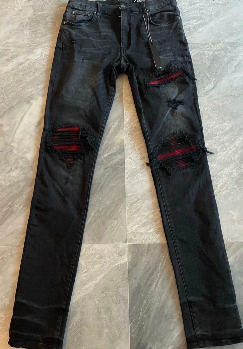 Amiri AMIRI Limited Edition MX1 Vintage Black Jeans - dmc Size US 33 - 1 Thumbnail