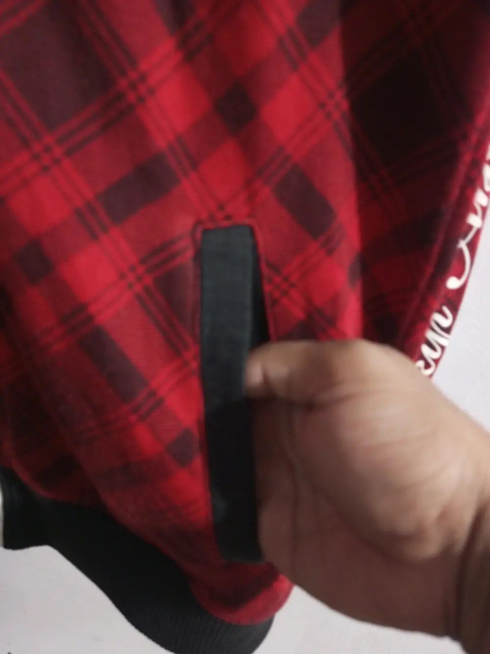 If Six Was Nine × Japanese Brand × Le Grande Bleu (L.G.B.) Vintage g-Dept tartan spellout fur hoodies Size US M / EU 48-50 / 2 - 5 Thumbnail
